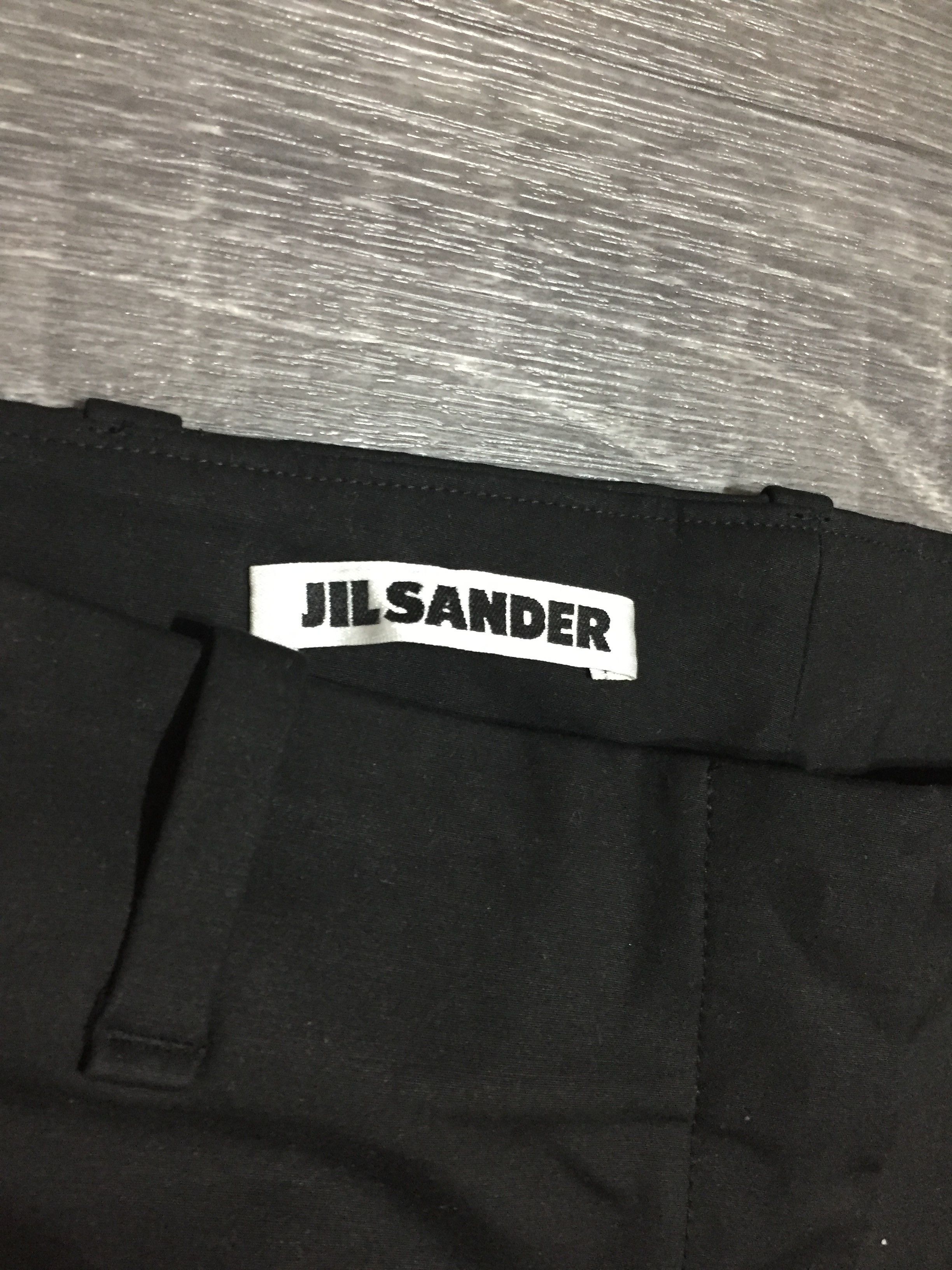 Jil Sander Women's Jil Sander Black Casual Chino Pants Formal Trousers Size XS / US 0-2 / IT 36-38 - 4 Thumbnail