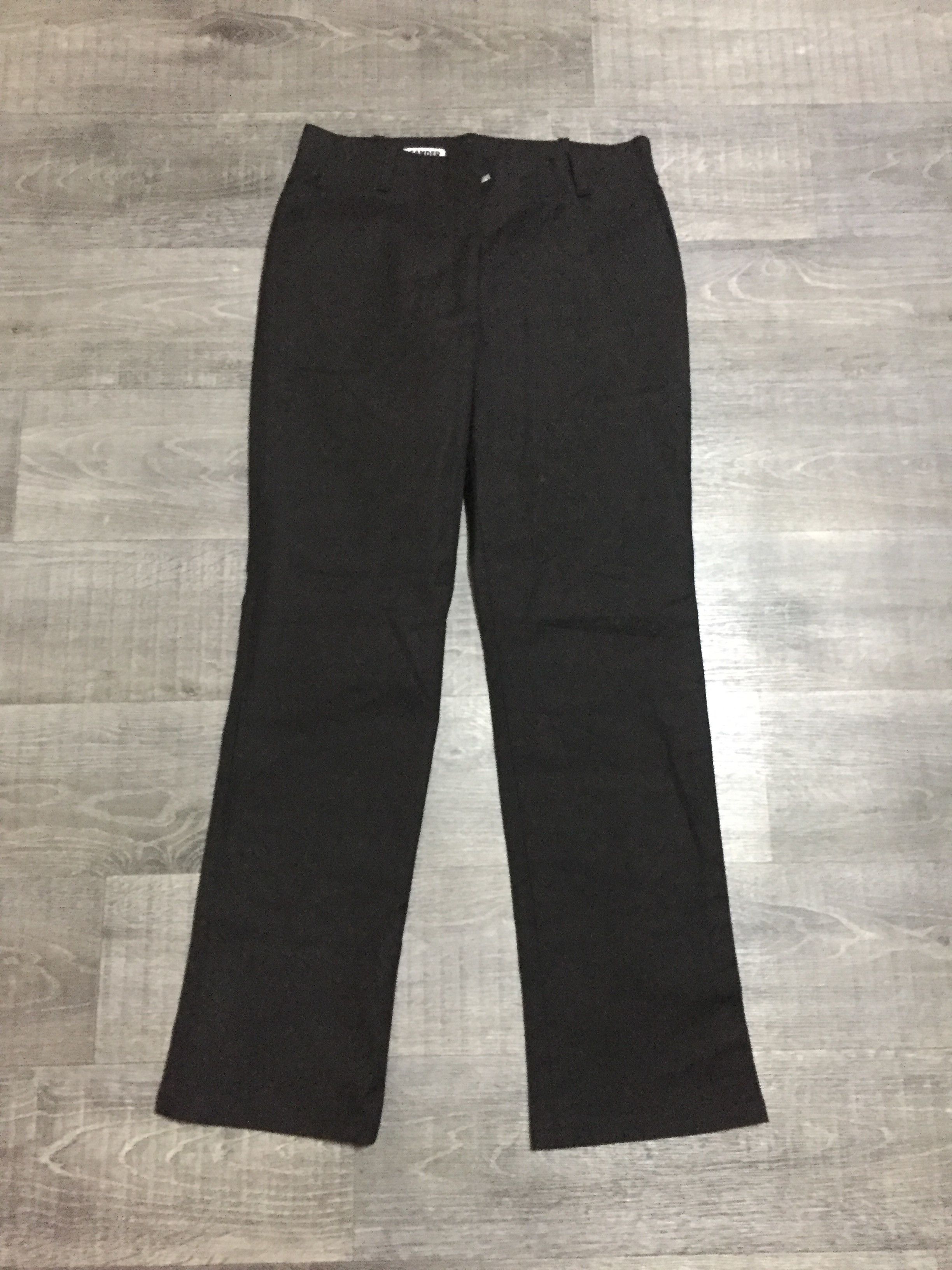 Jil Sander Women's Jil Sander Black Casual Chino Pants Formal Trousers Size XS / US 0-2 / IT 36-38 - 2 Thumbnail