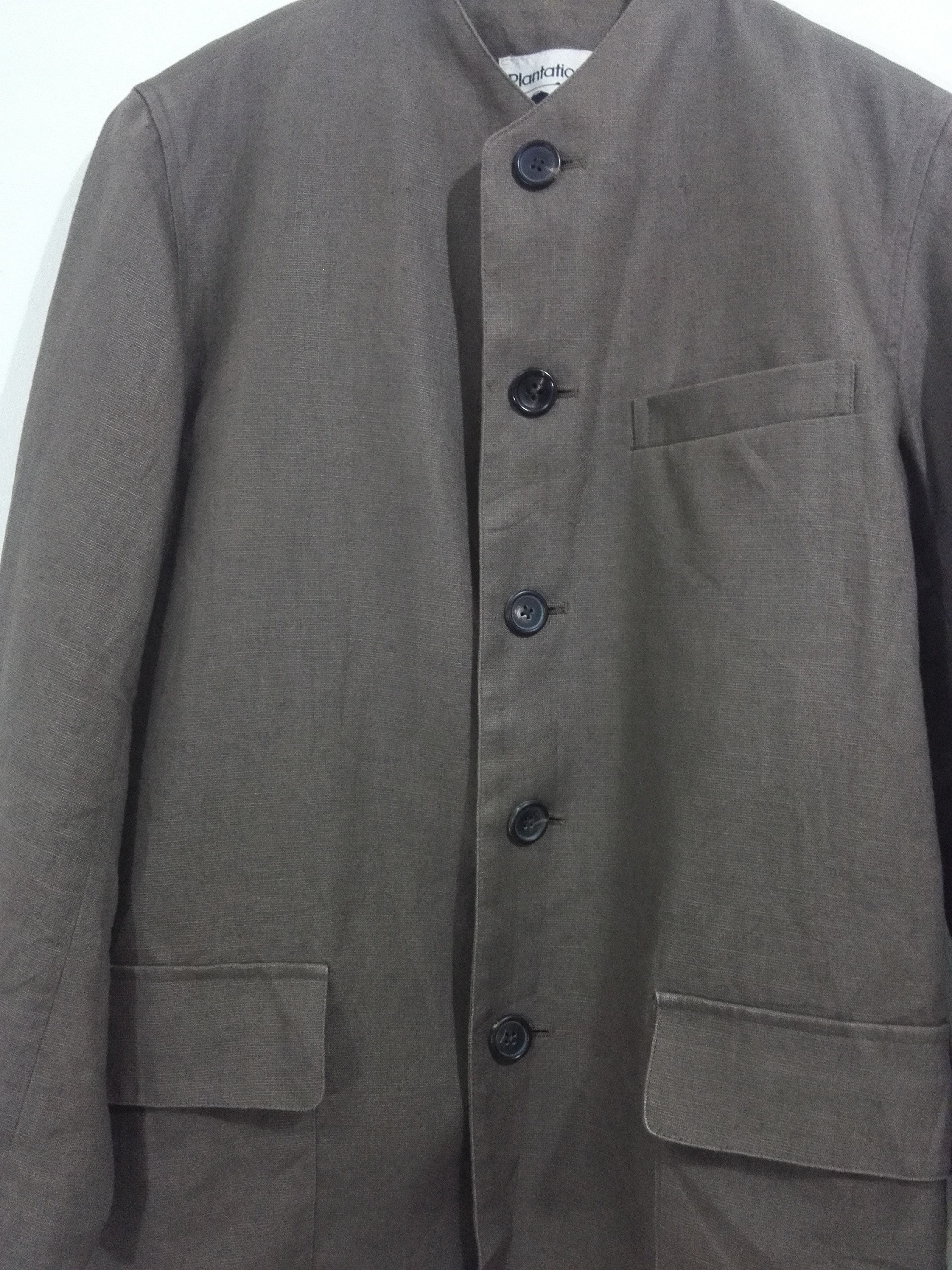 Issey Miyake Vintage Plantation Issey Miyake Jacket Mandarin Collar 7 Size US M / EU 48-50 / 2 - 4 Thumbnail