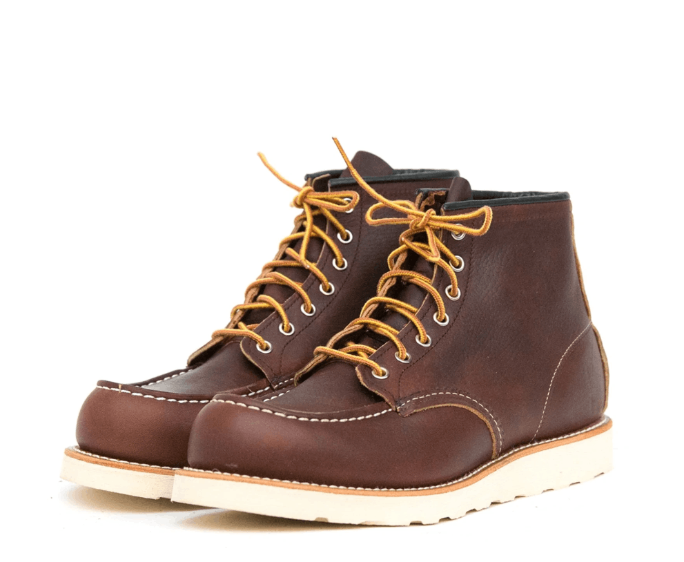 image of Red Wing Shoes 8138 6" Classic Moc Toe Briar Oil Slick in Brown, Men's (Size 9.5)