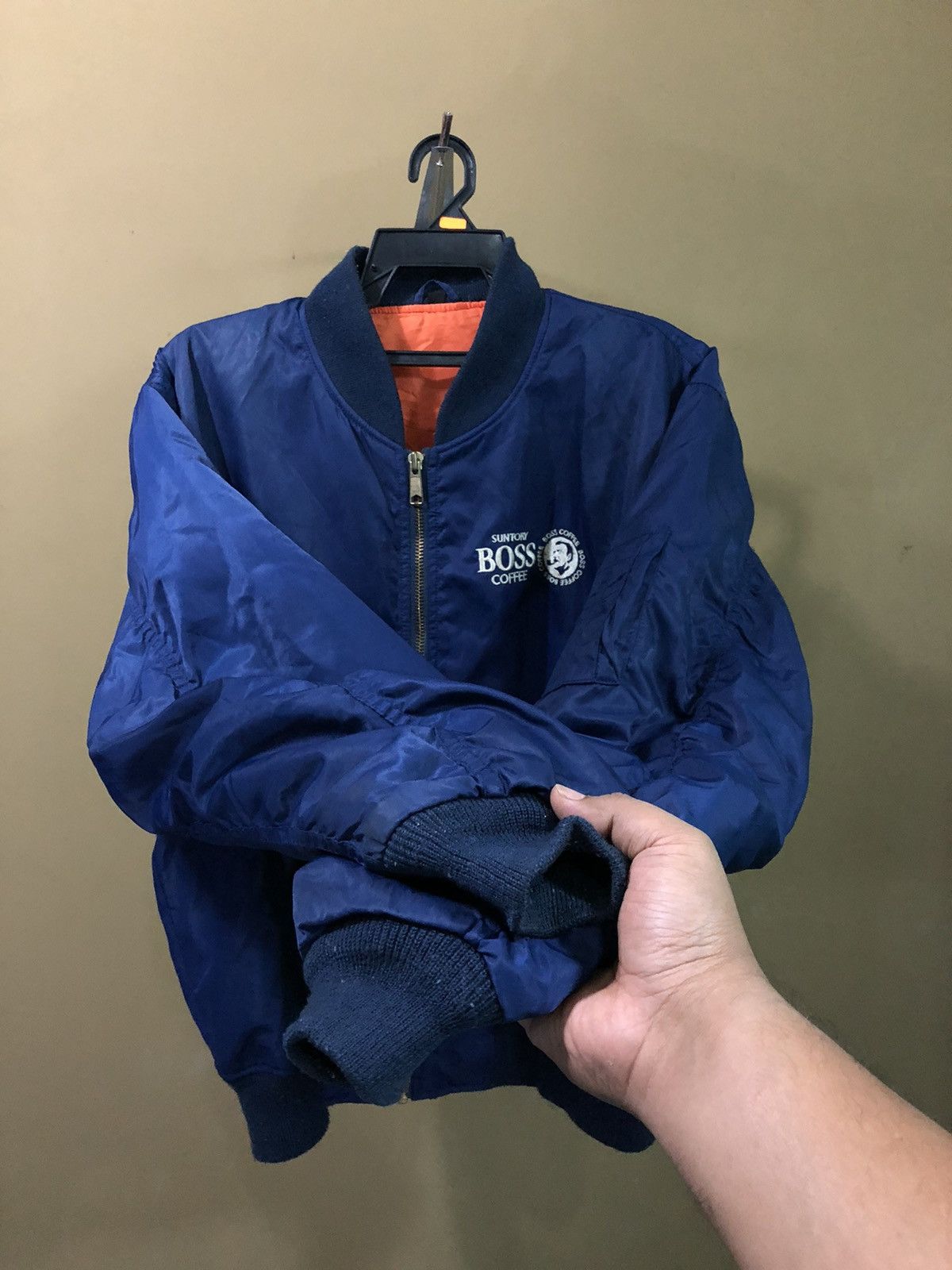 Japanese Brand Suntory Coffee Boss Bomber Jacket Size US XL / EU 56 / 4 - 7 Thumbnail