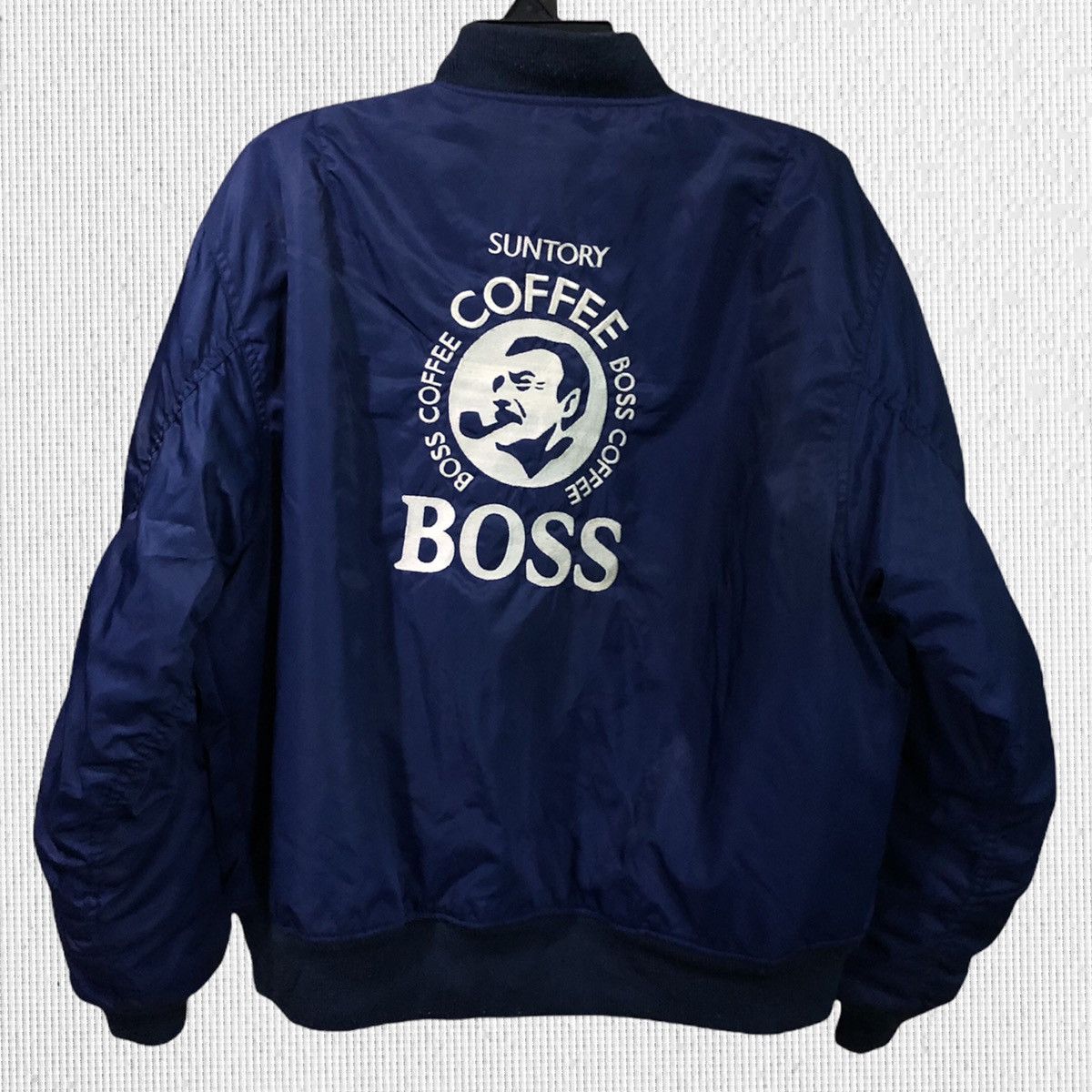 Japanese Brand Suntory Coffee Boss Bomber Jacket Size US XL / EU 56 / 4 - 1 Thumbnail