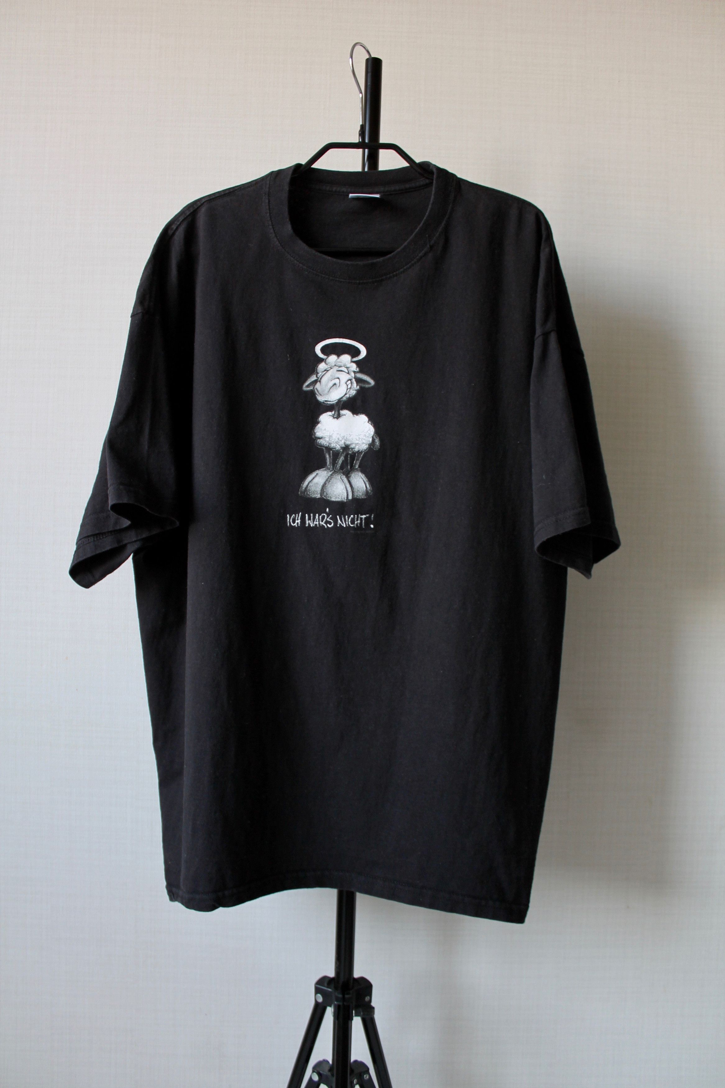 Vintage Vintage Humor t shirt faded black Size US XXL / EU 58 / 5 - 1 Thumbnail