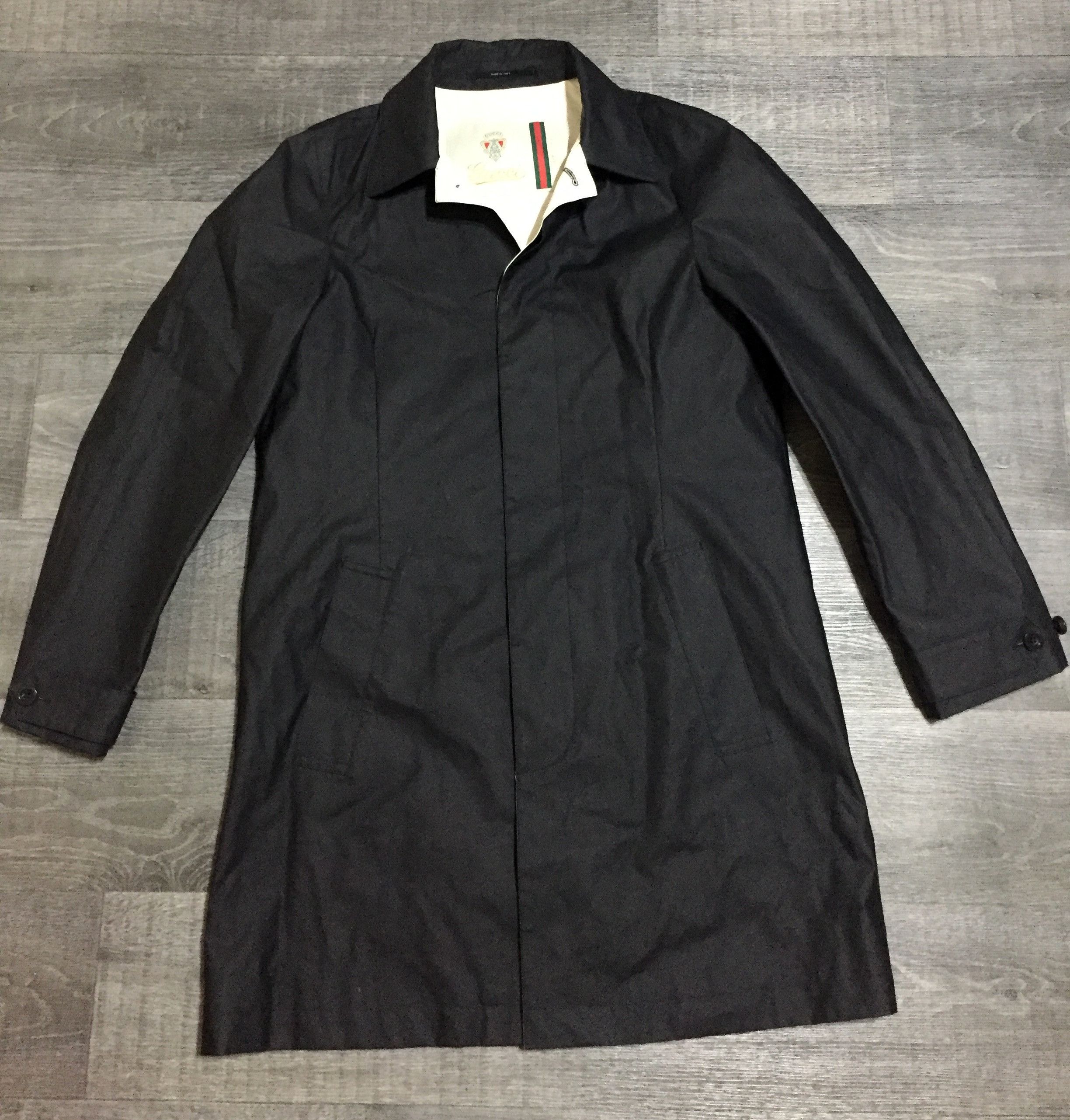 Gucci RARE Gucci Trench Coat Waterproof Jacket Blazer Size US S / EU 44-46 / 1 - 2 Thumbnail