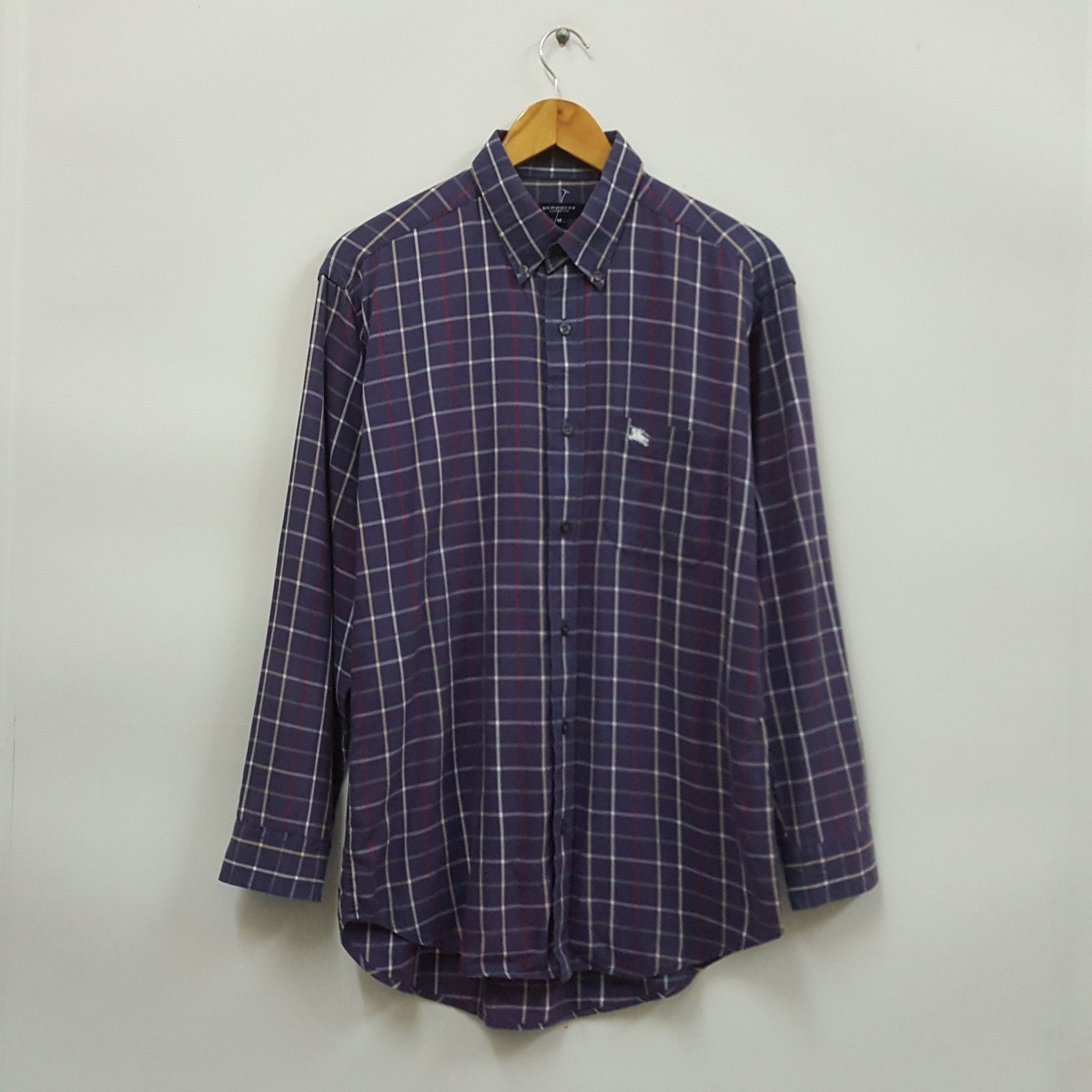 Burberry × Vintage Vintage Burberry Nova Check Shirt Size US M / EU 48-50 / 2 - 1 Thumbnail