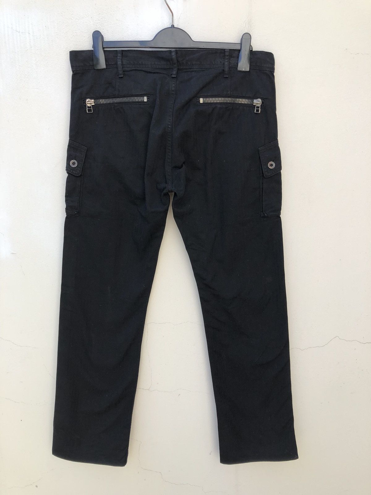 Spellbound Herringbone Twill Black Cargo Trouser Pant Size US 34 / EU 50 - 5 Thumbnail
