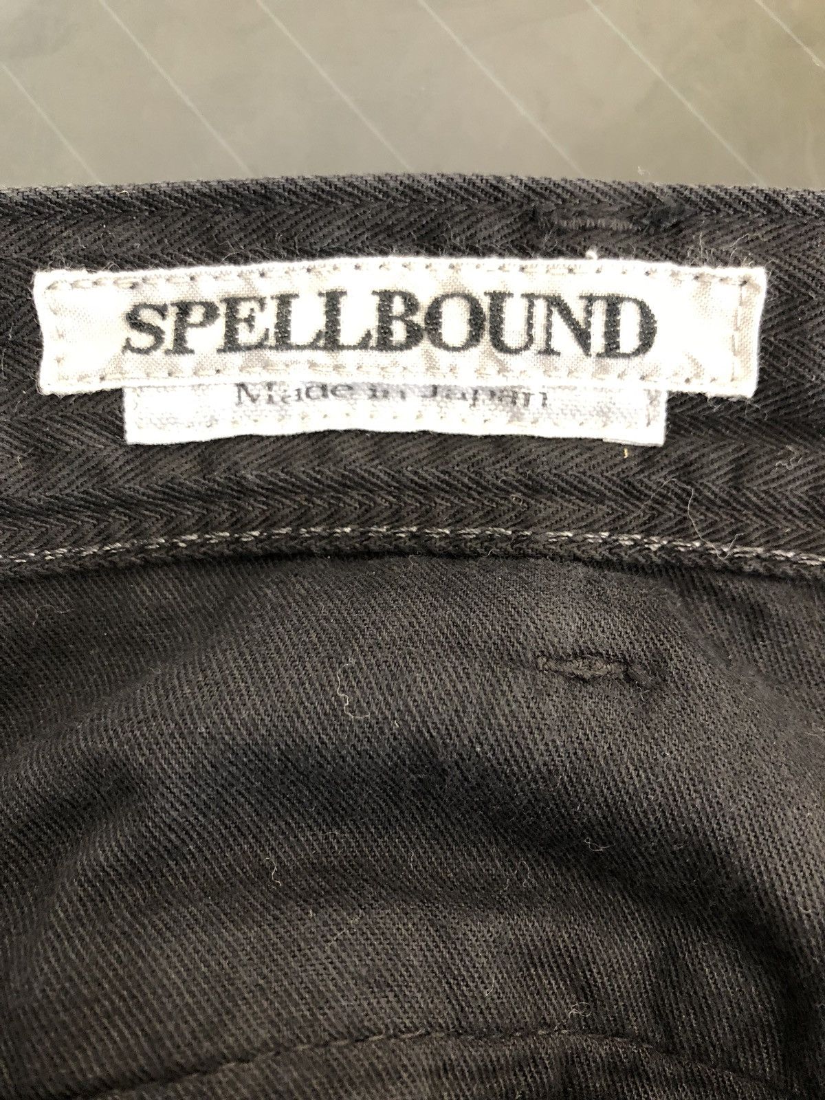 Spellbound Herringbone Twill Black Cargo Trouser Pant Size US 34 / EU 50 - 10 Thumbnail