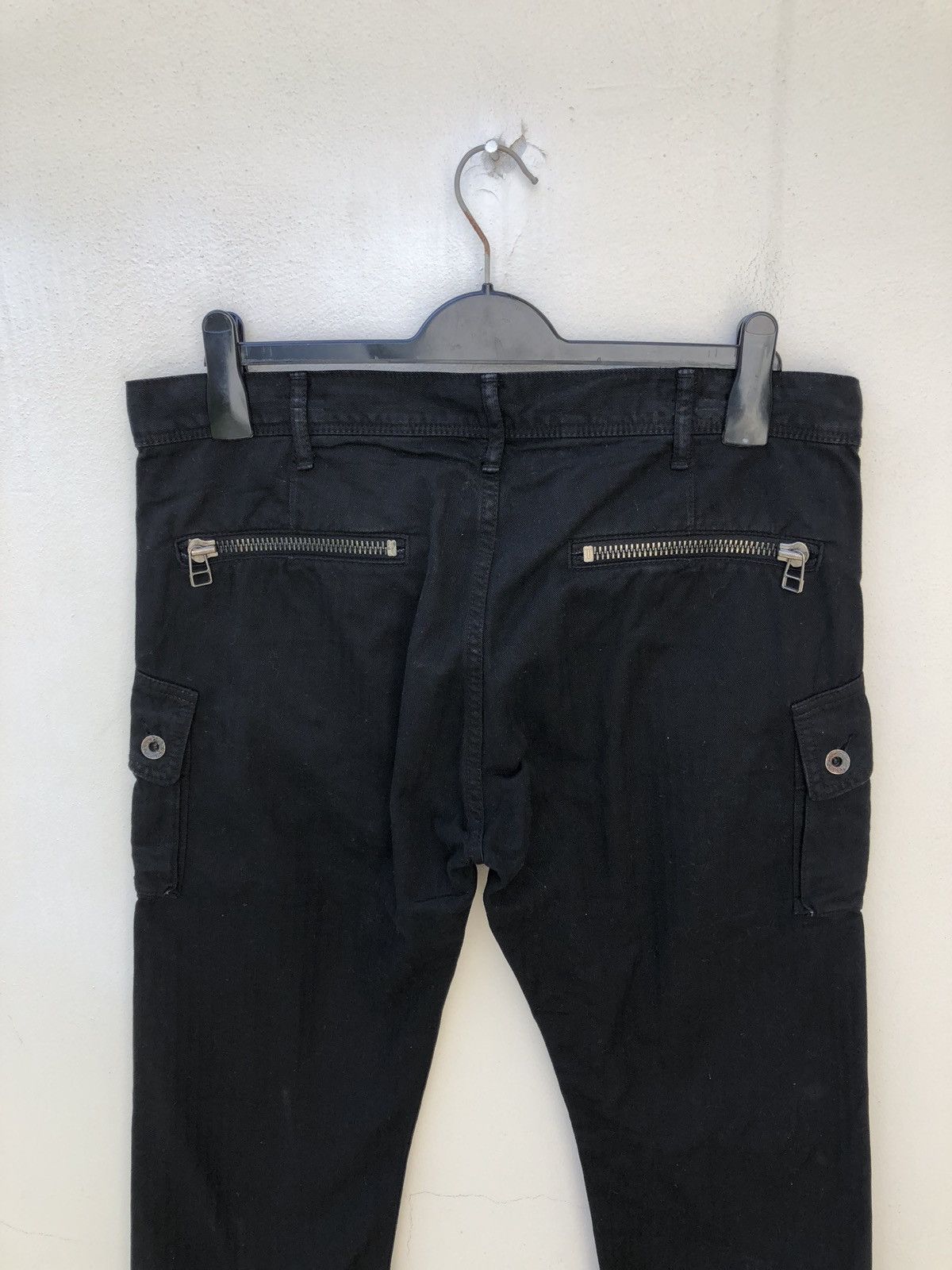 Spellbound Herringbone Twill Black Cargo Trouser Pant Size US 34 / EU 50 - 6 Thumbnail
