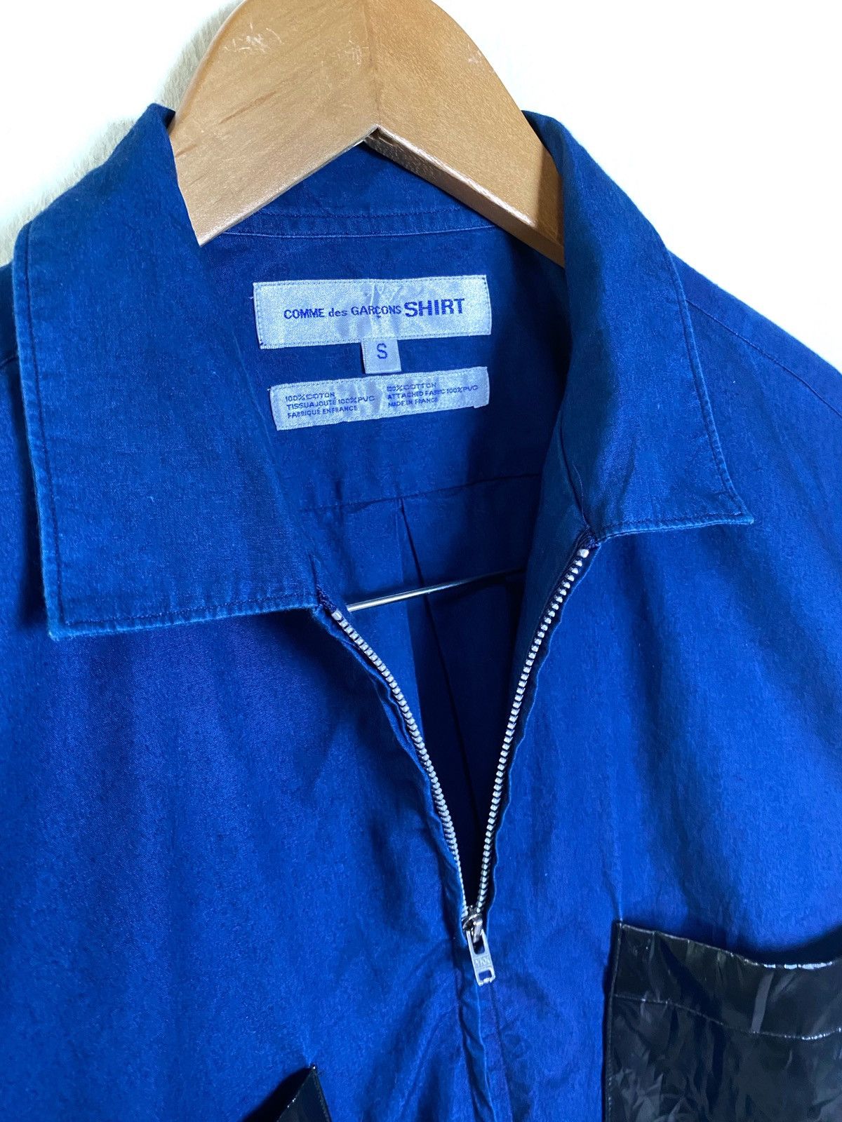 Comme des Garcons CDG Comme Des Garcons Zipper Long Sleeve Shirt France Made Size US L / EU 52-54 / 3 - 5 Thumbnail