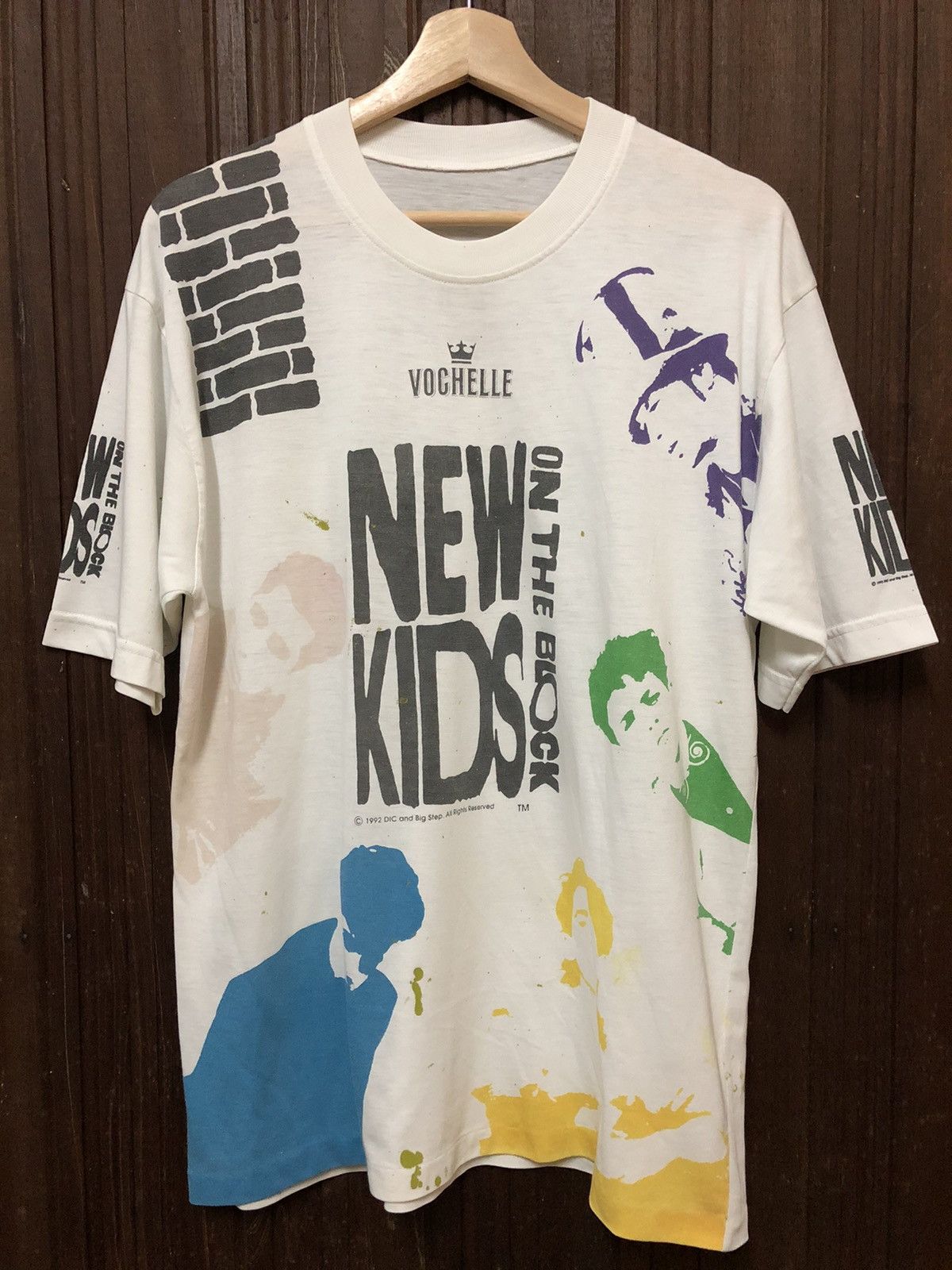Band Tees × Vintage Vintage 90s New Kids on The Block Shirt Size US L / EU 52-54 / 3 - 1 Thumbnail