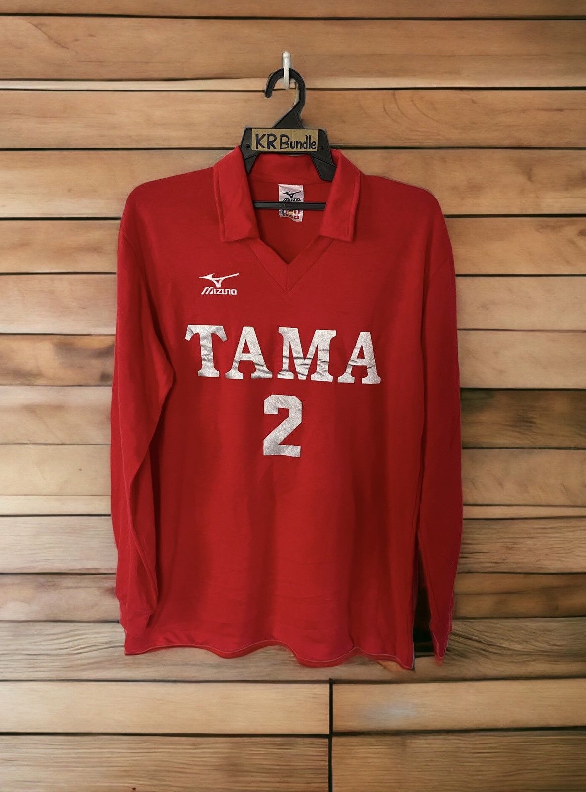Mizuno Vintage Mizuno Football Jersey TAMA Number 2 Size US L / EU 52-54 / 3 - 1 Thumbnail
