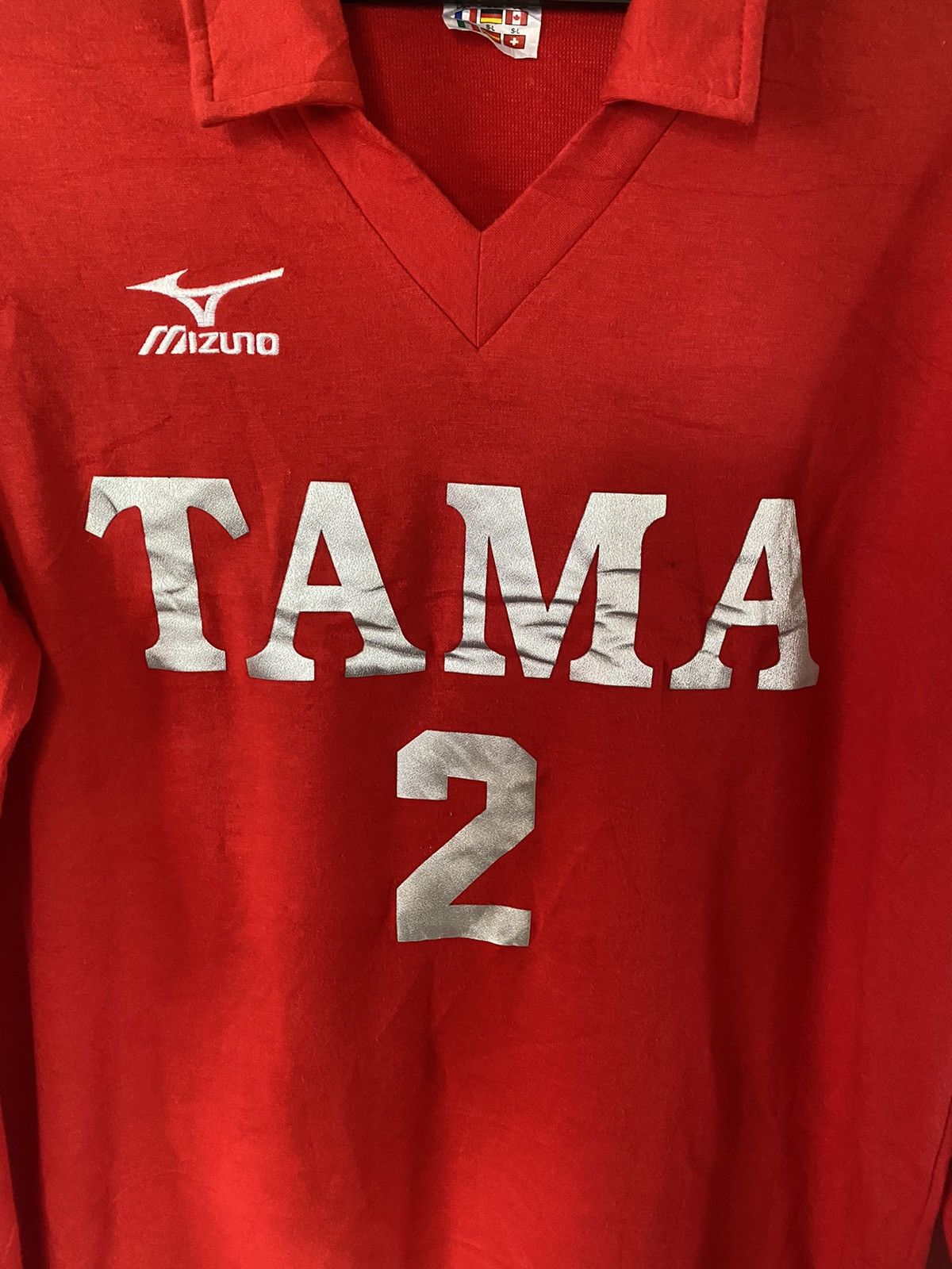 Mizuno Vintage Mizuno Football Jersey TAMA Number 2 Size US L / EU 52-54 / 3 - 3 Thumbnail