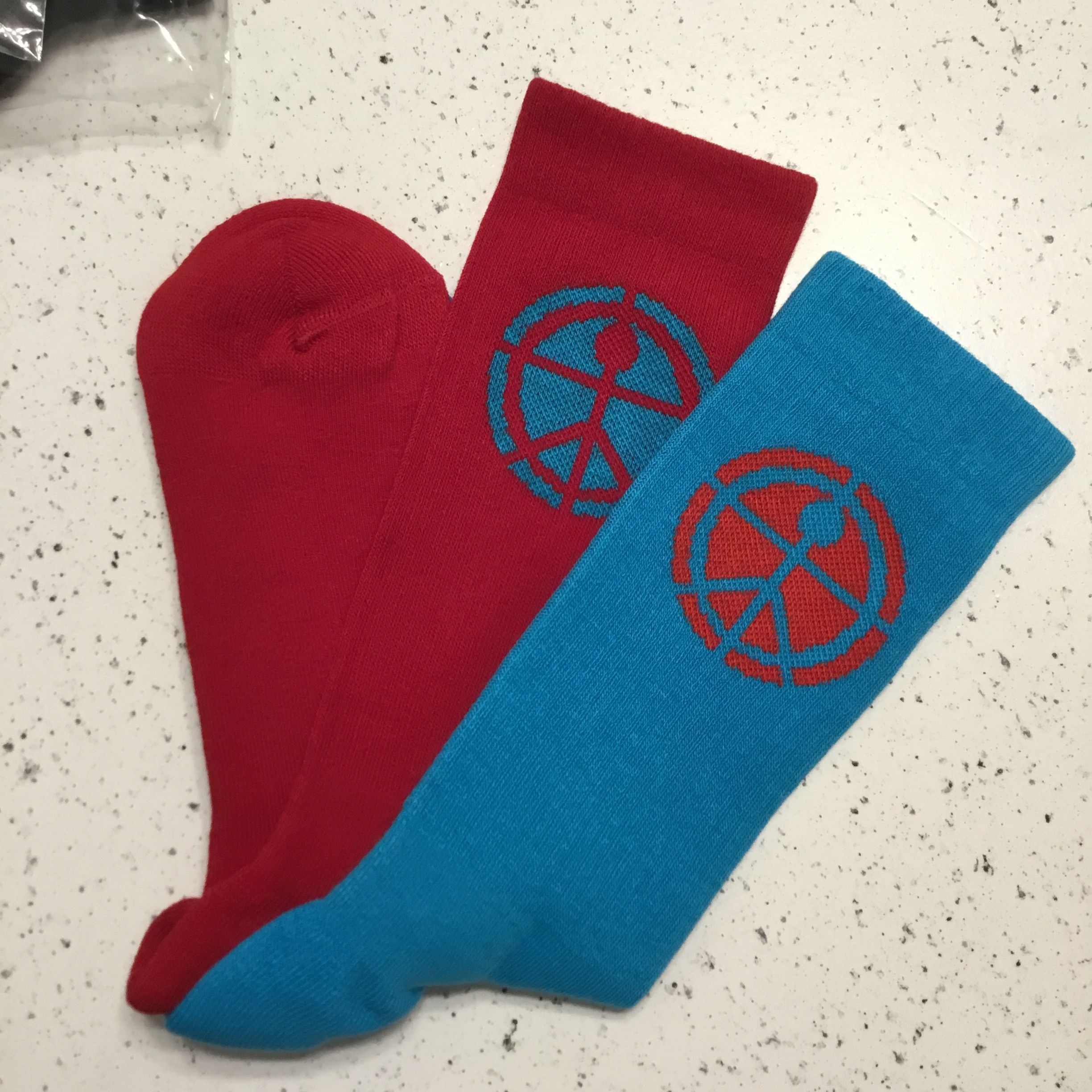 PACCBET Brand New PACCBET Two Tone Jacquard Socks Size ONE SIZE - 1 Thumbnail