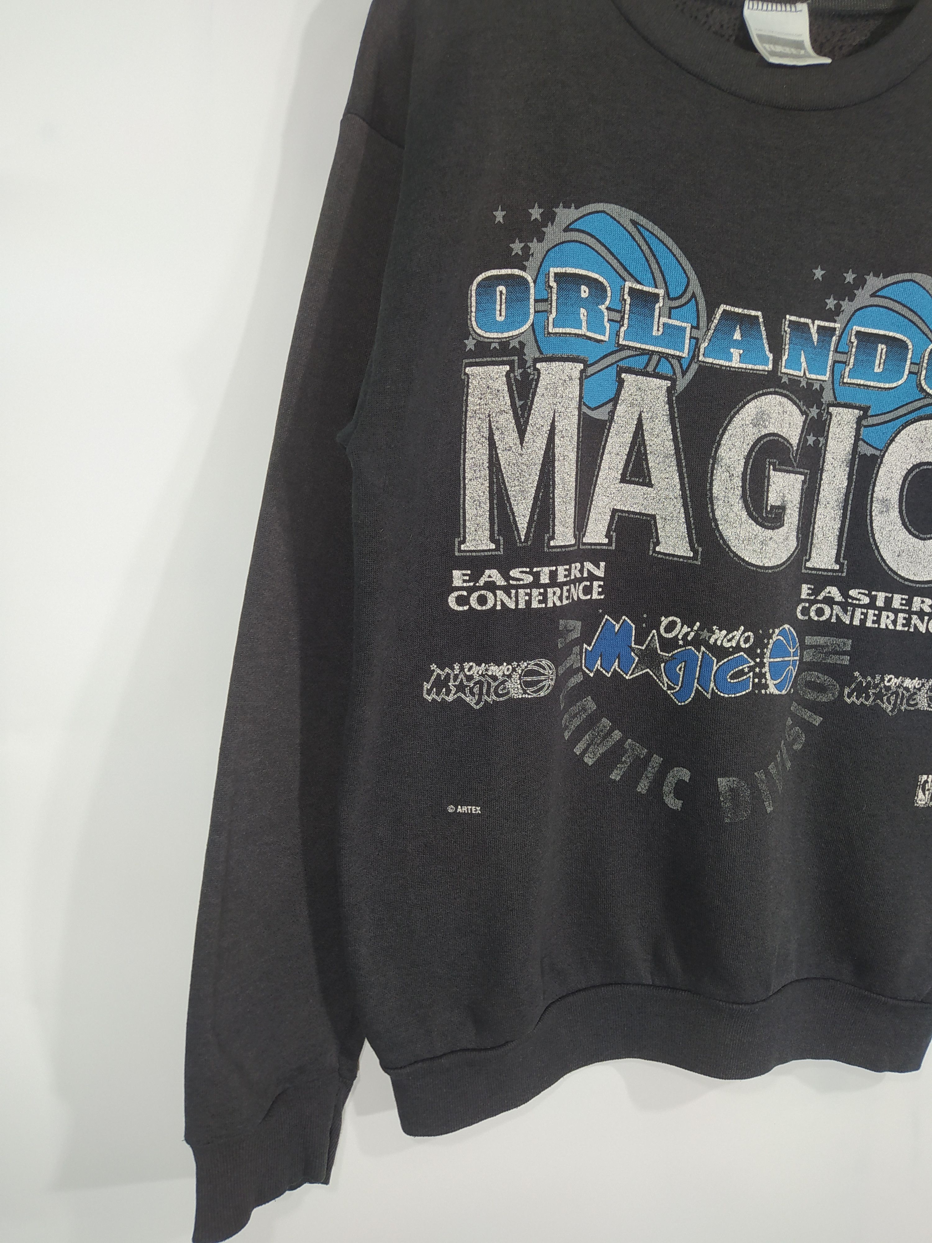 NBA × Vintage Vintage Orlando Magic Distressed Sweatshirt Size US M / EU 48-50 / 2 - 2 Thumbnail
