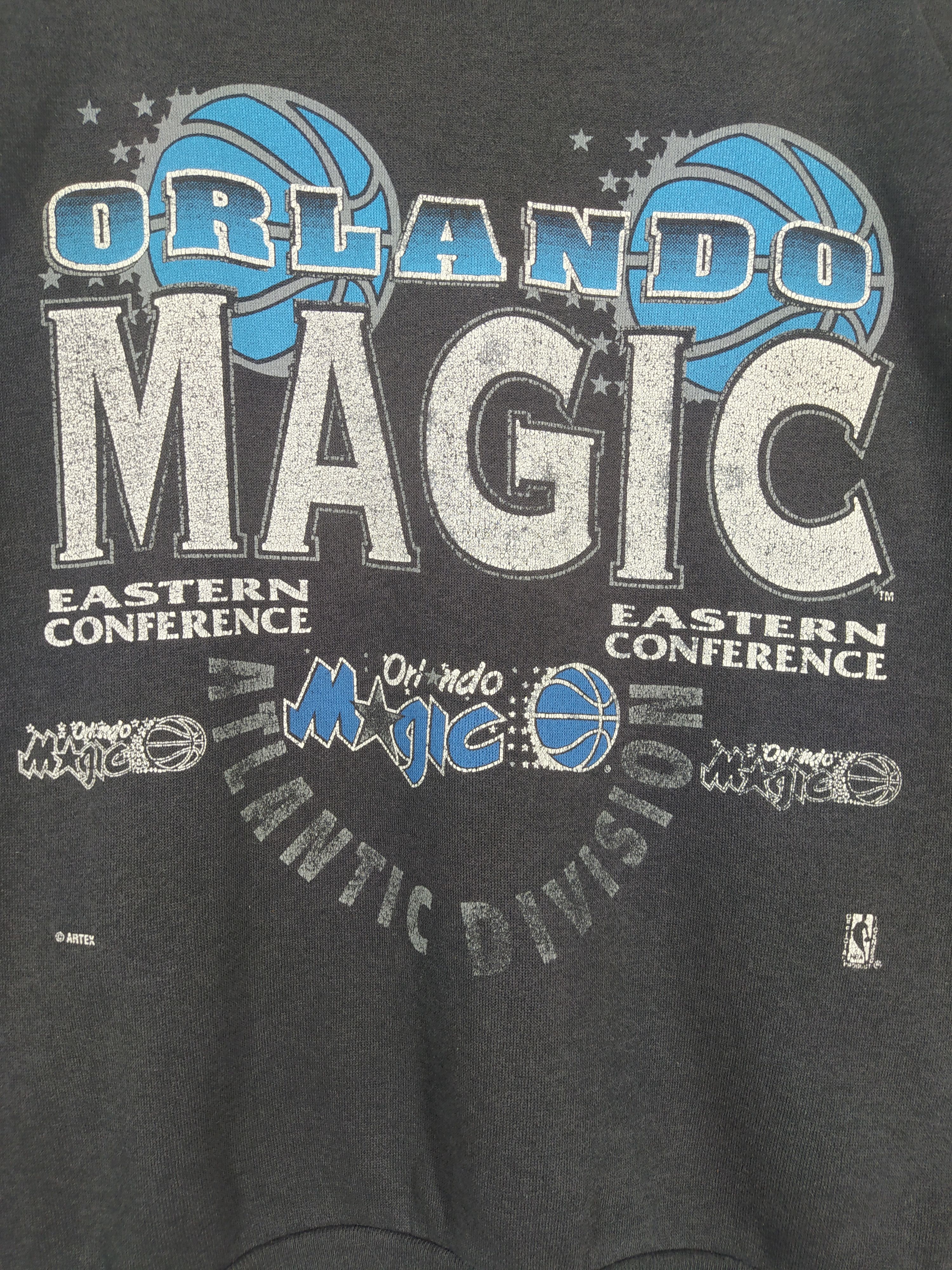 NBA × Vintage Vintage Orlando Magic Distressed Sweatshirt Size US M / EU 48-50 / 2 - 4 Thumbnail