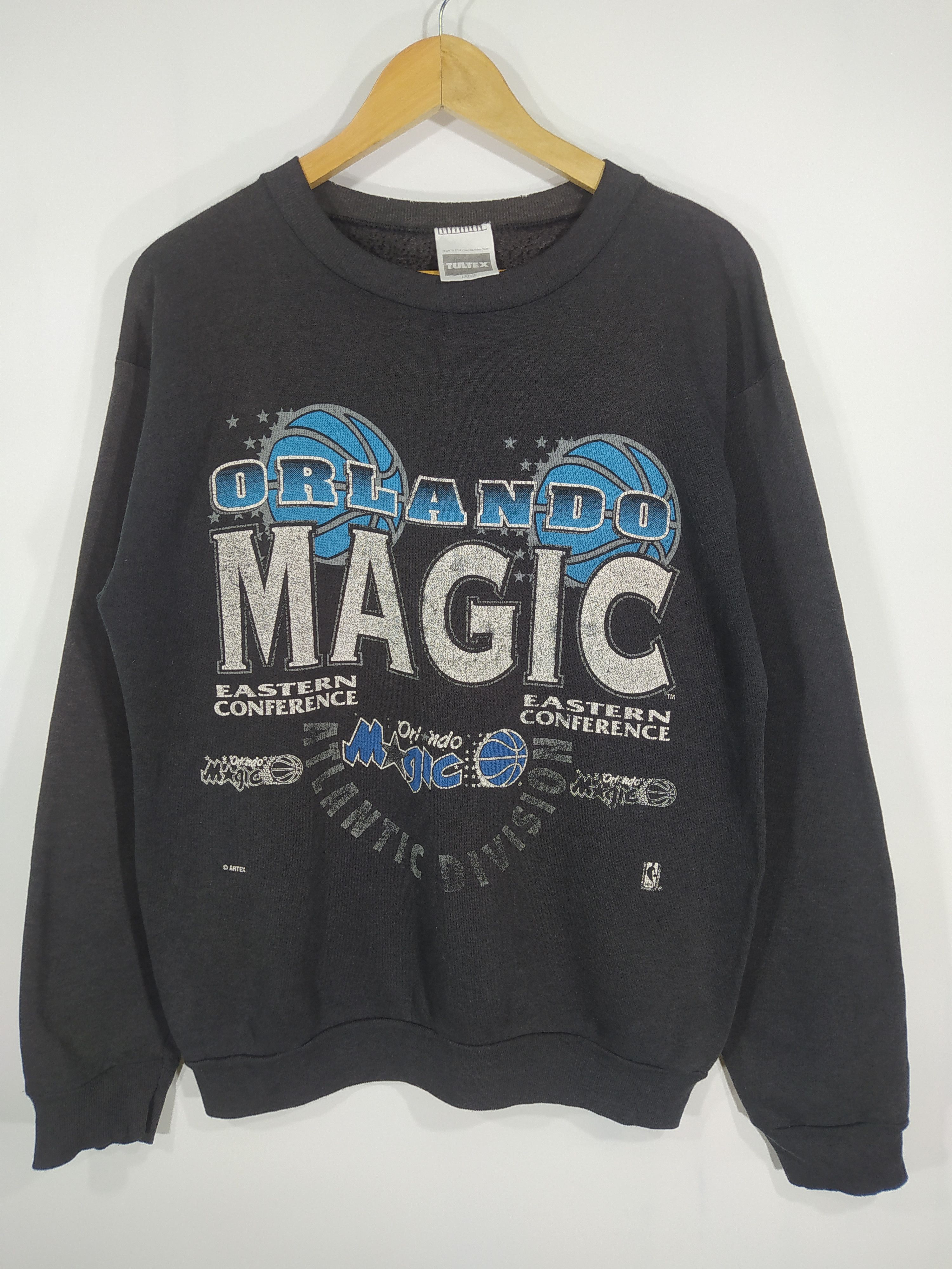NBA × Vintage Vintage Orlando Magic Distressed Sweatshirt Size US M / EU 48-50 / 2 - 1 Thumbnail