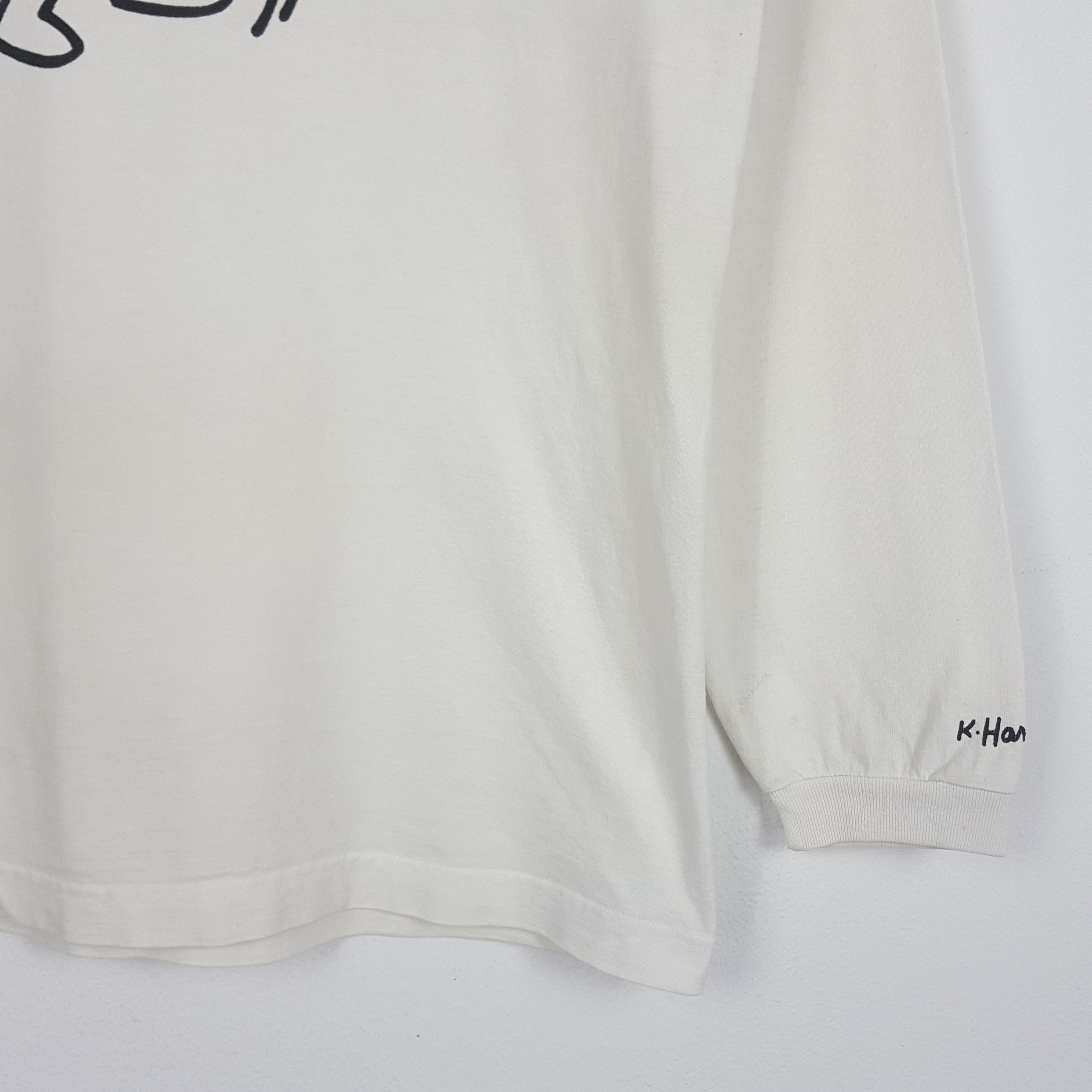 Keith Haring × Vintage Vintage Keith Haring art style nice design t-shirt Size US L / EU 52-54 / 3 - 5 Thumbnail
