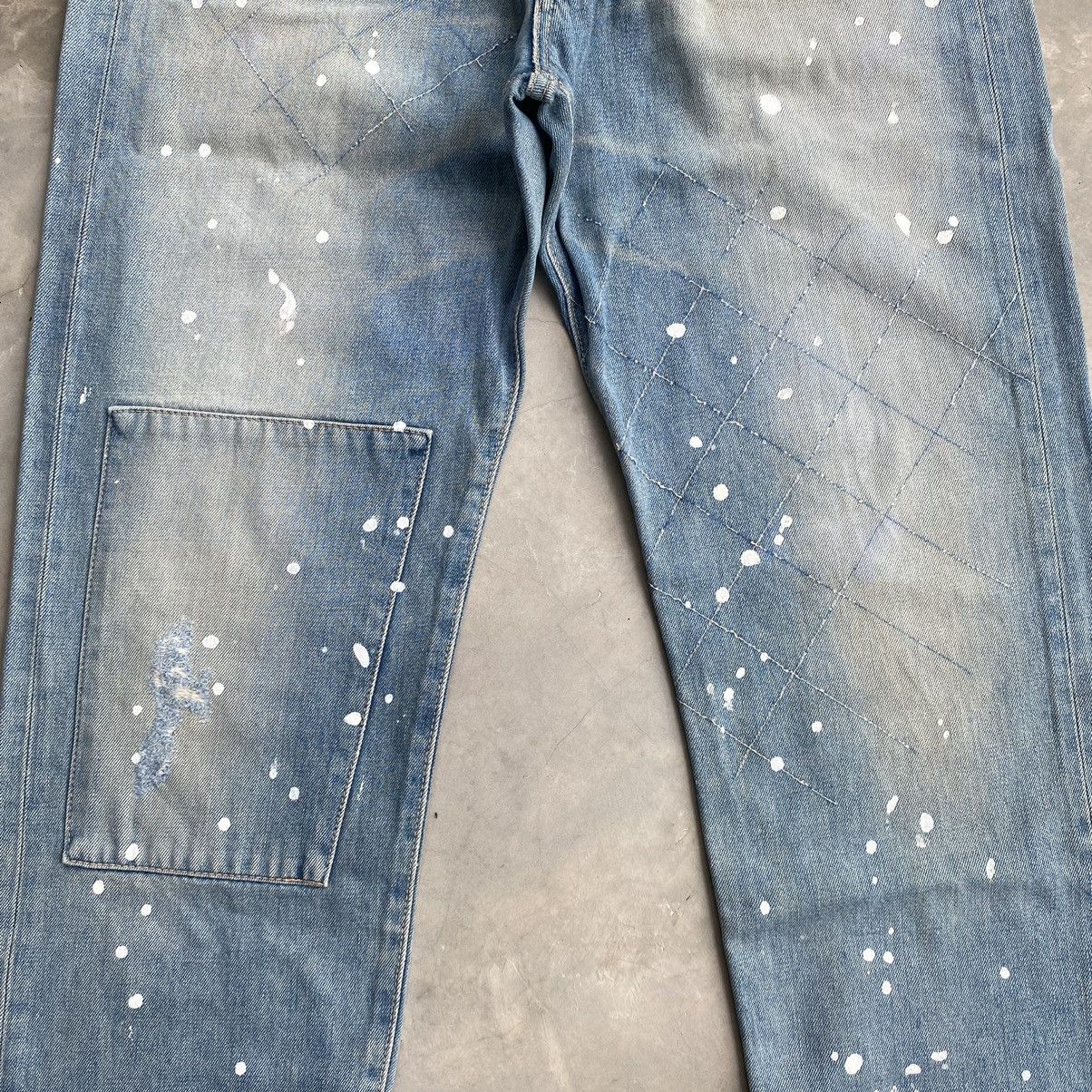 Japanese Brand × Vintage Japanese jeans patchwork distressed denim Size US 34 / EU 50 - 4 Thumbnail