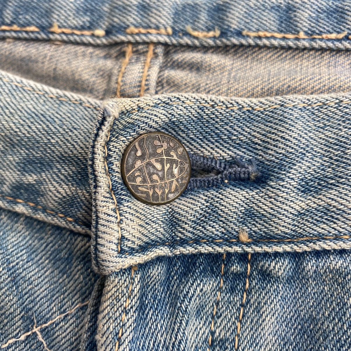 Japanese Brand × Vintage Japanese jeans patchwork distressed denim Size US 34 / EU 50 - 7 Thumbnail