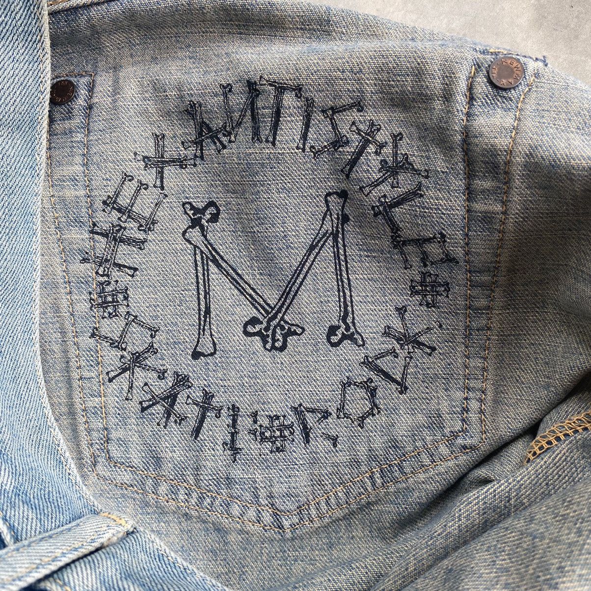 Japanese Brand × Vintage Japanese jeans patchwork distressed denim Size US 34 / EU 50 - 9 Thumbnail