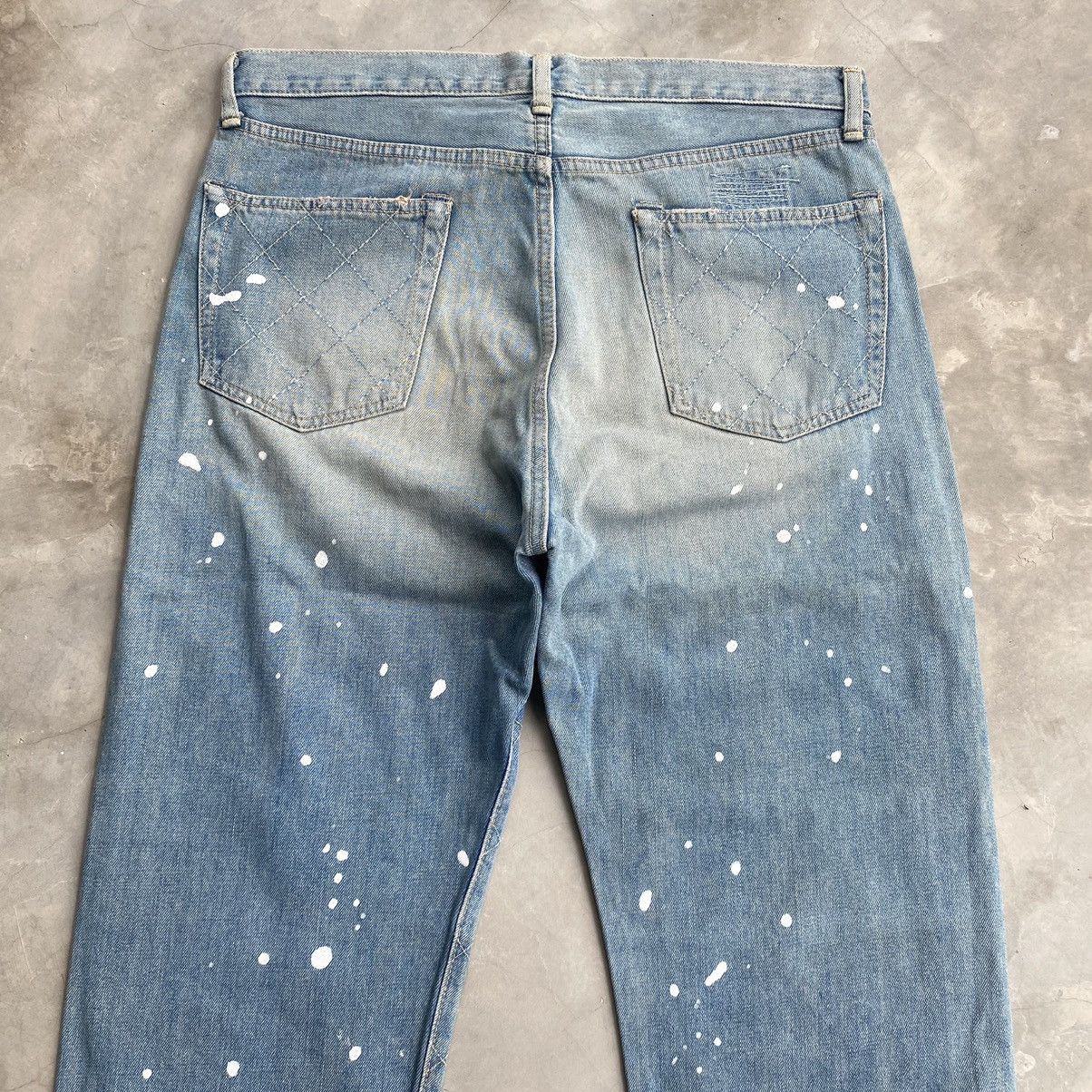 Japanese Brand × Vintage Japanese jeans patchwork distressed denim Size US 34 / EU 50 - 13 Thumbnail