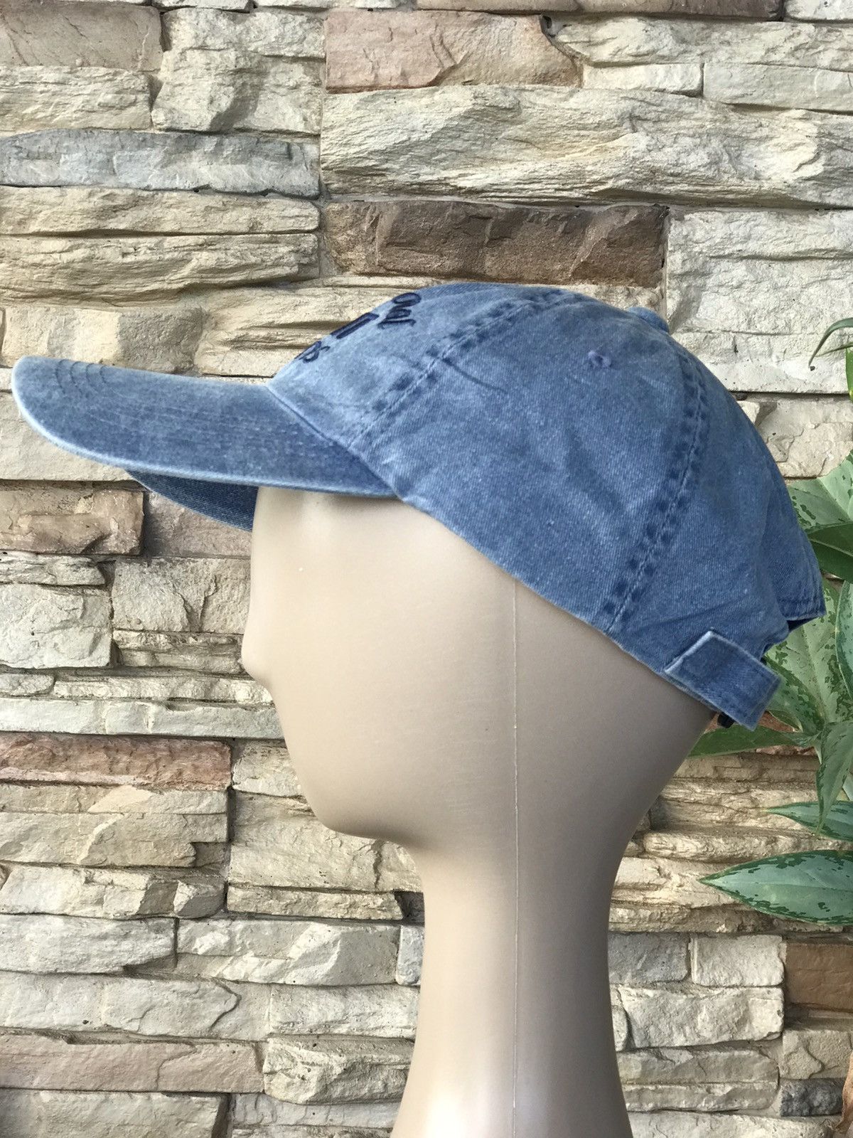 Vintage International Transit Customs Denim Cap Hat Size ONE SIZE - 2 Thumbnail