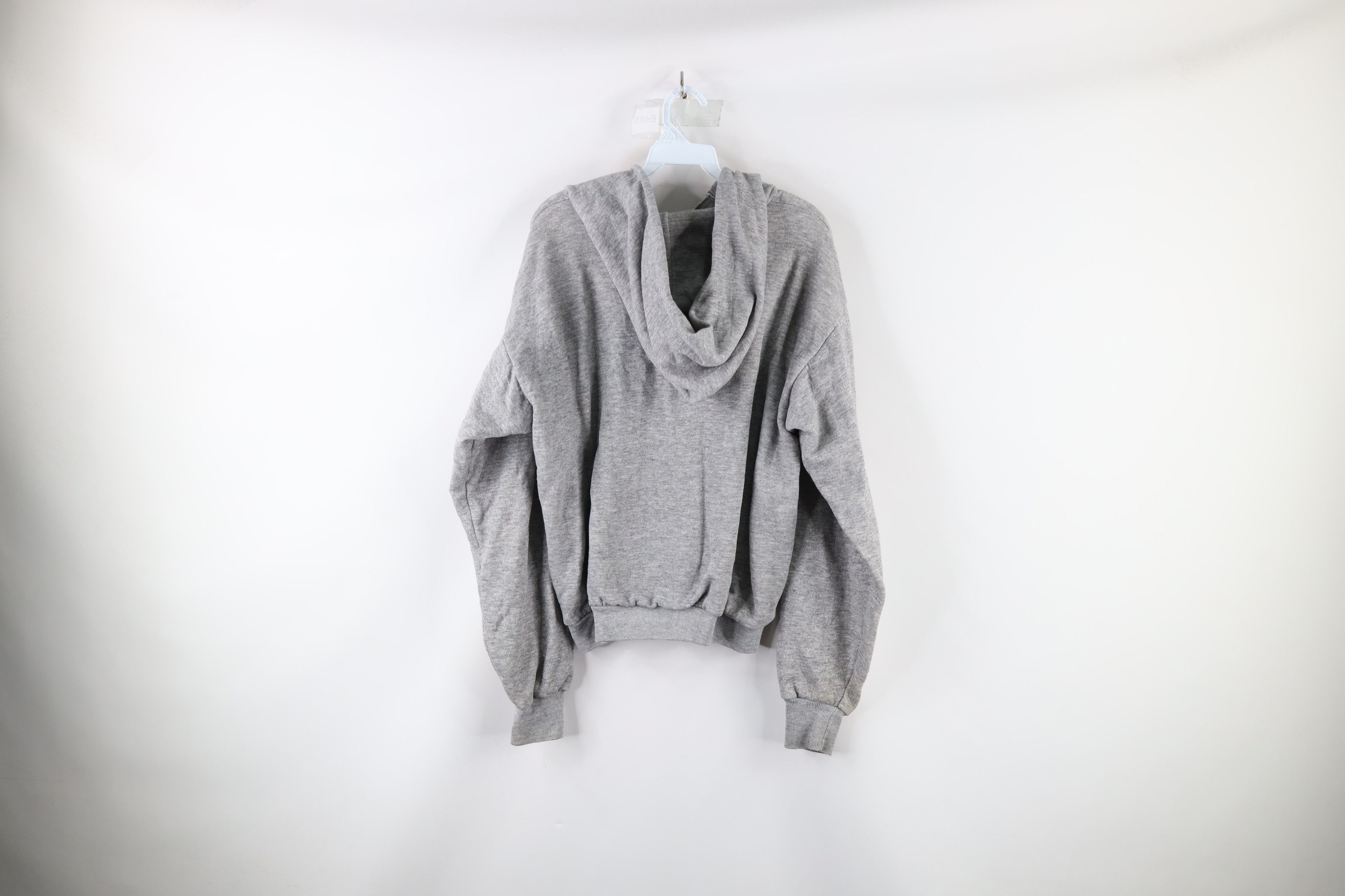 Vintage Vintage 70s Streetwear Thermal Triblend Full Zip Hoodie USA Size US XL / EU 56 / 4 - 7 Thumbnail