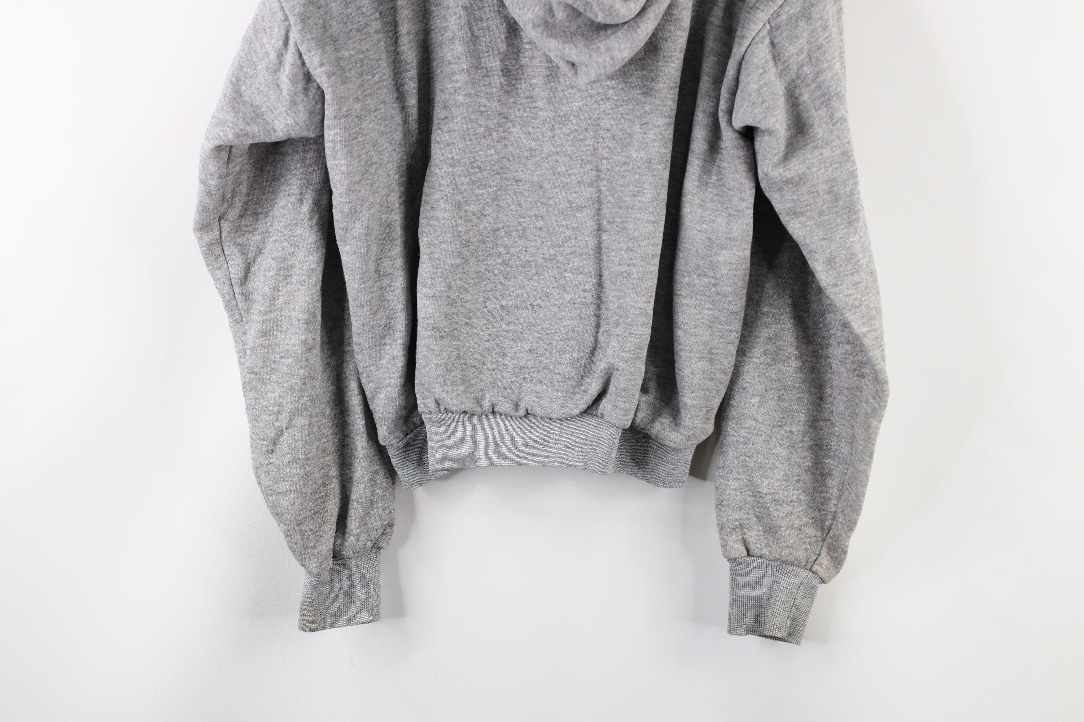 Vintage Vintage 70s Streetwear Thermal Triblend Full Zip Hoodie USA Size US XL / EU 56 / 4 - 9 Thumbnail