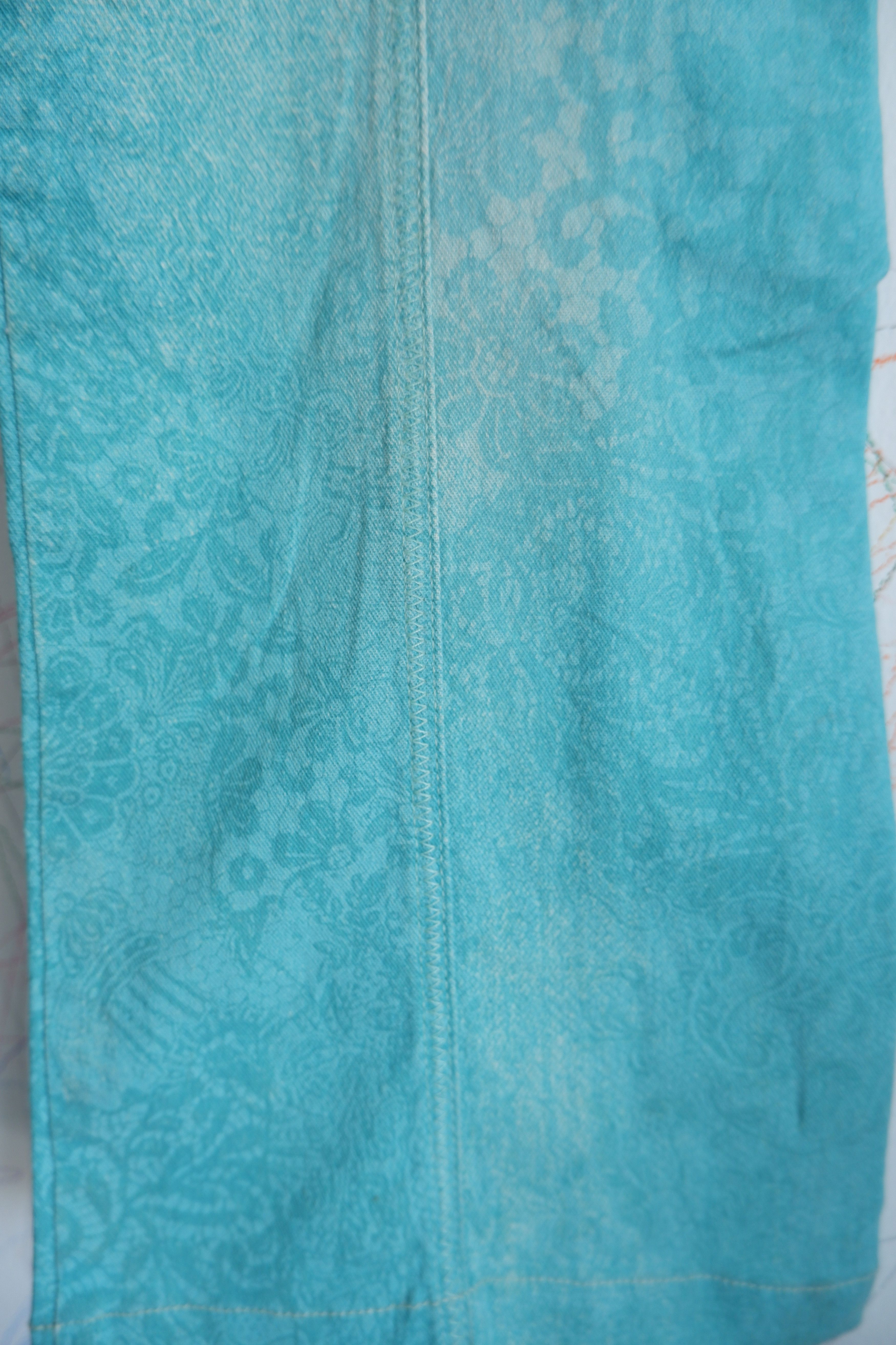 Roberto Cavalli Just Cavalli Printed High Waist Flare Pants Size 26" / US 2 / IT 38 - 6 Thumbnail
