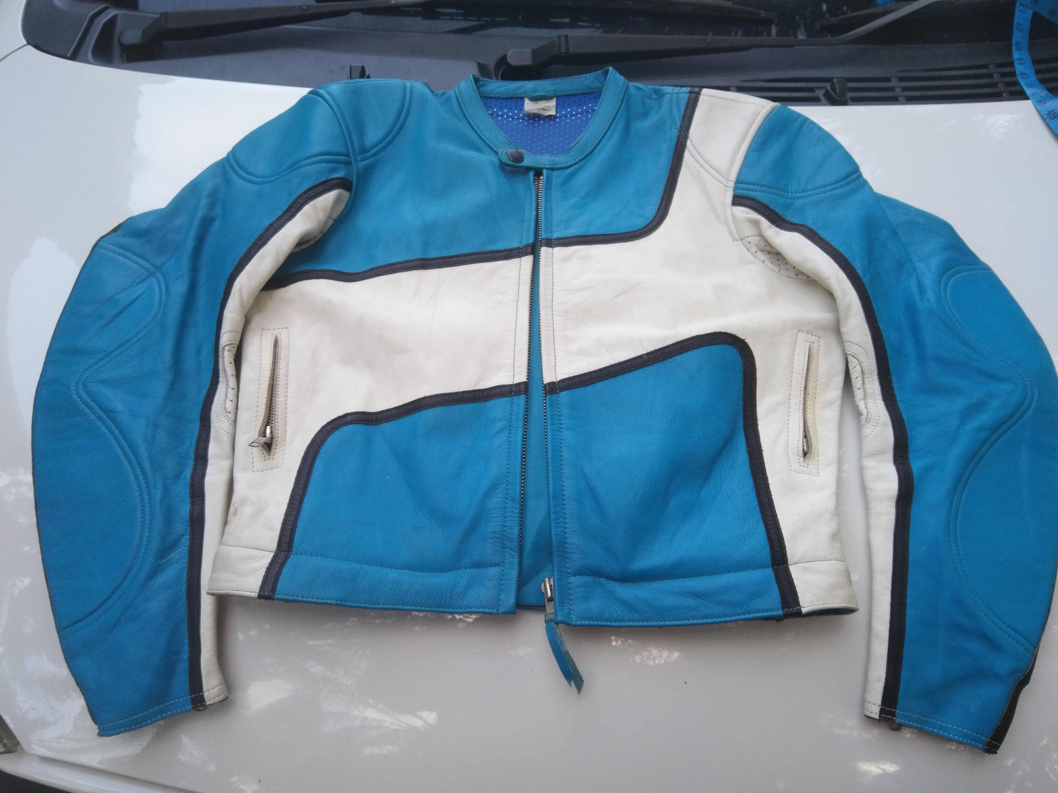 Japanese Brand × Vintage VTG.JAPANESE LEATHER RACING OVERALL Size US 33 - 5 Thumbnail