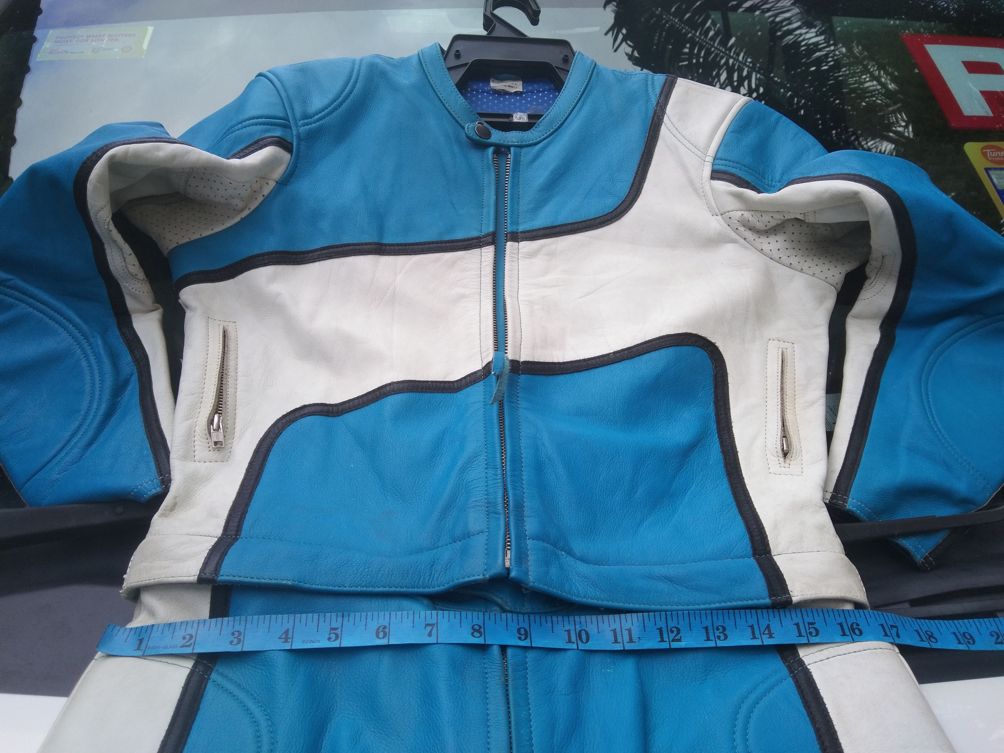 Japanese Brand × Vintage VTG.JAPANESE LEATHER RACING OVERALL Size US 33 - 13 Thumbnail