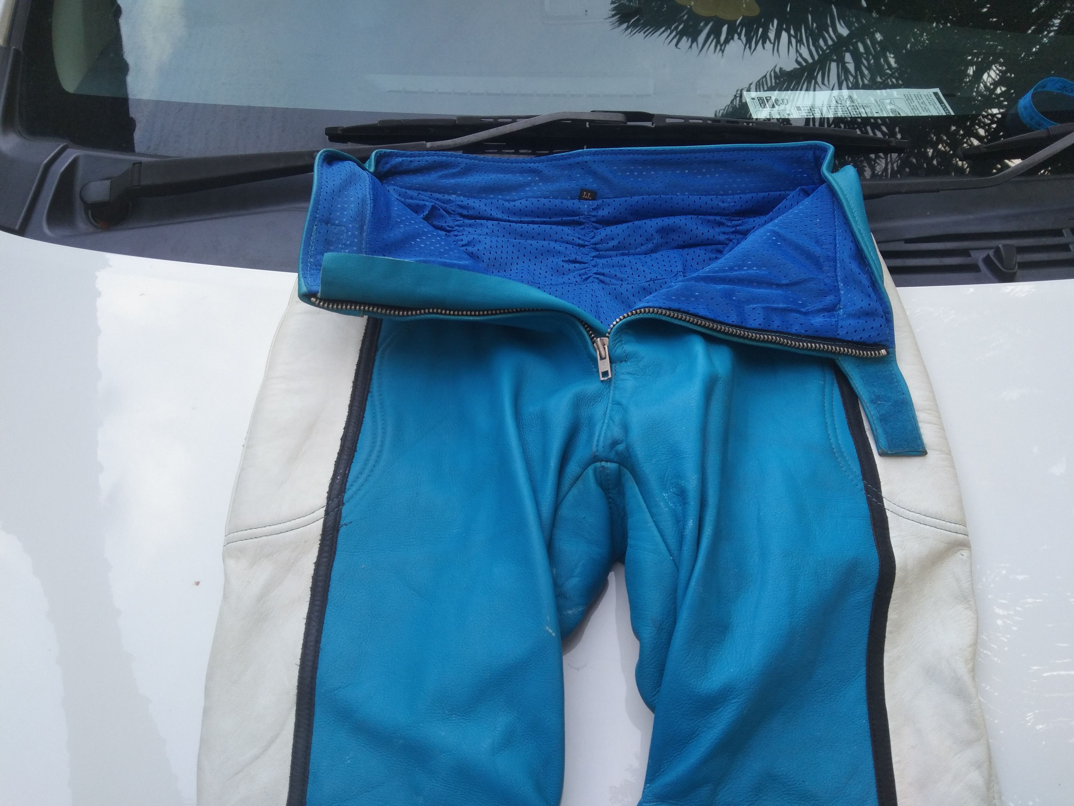 Japanese Brand × Vintage VTG.JAPANESE LEATHER RACING OVERALL Size US 33 - 21 Thumbnail