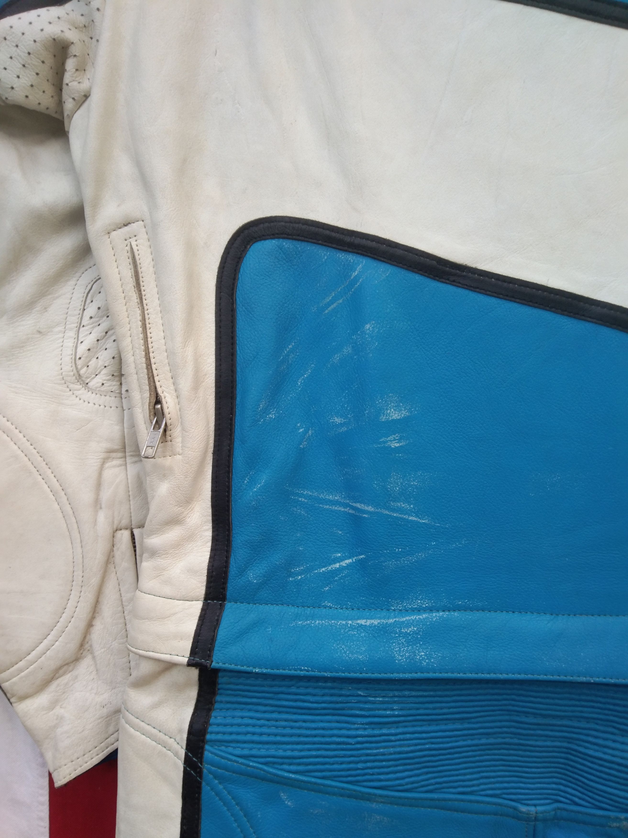 Japanese Brand × Vintage VTG.JAPANESE LEATHER RACING OVERALL Size US 33 - 25 Thumbnail