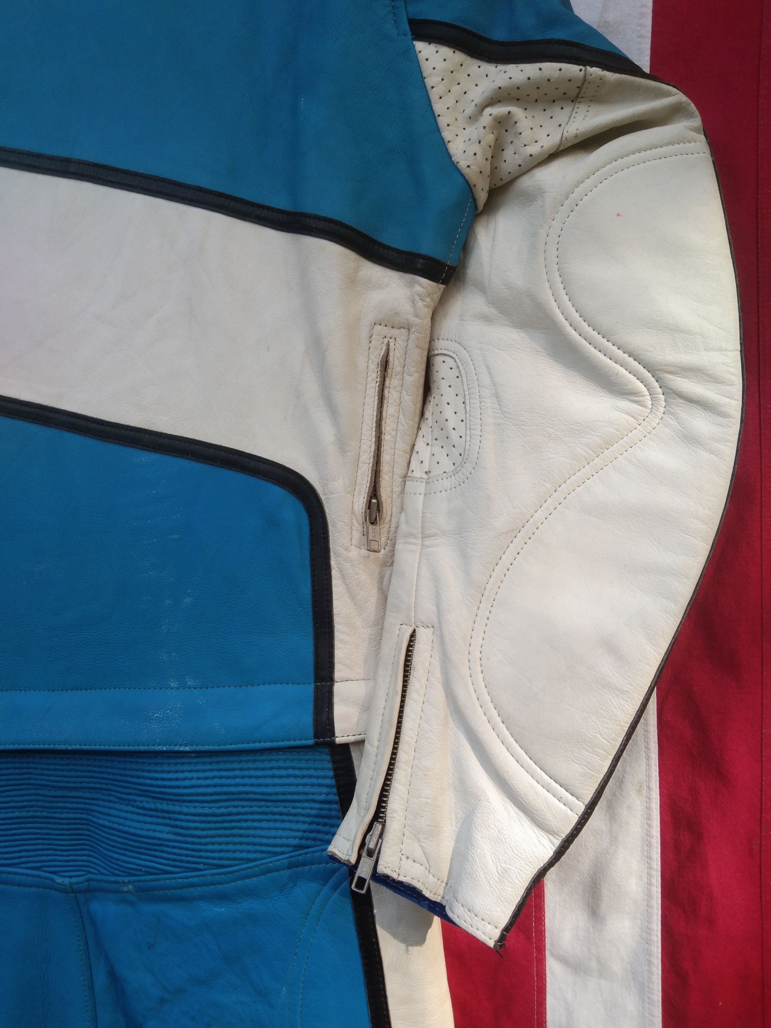 Japanese Brand × Vintage VTG.JAPANESE LEATHER RACING OVERALL Size US 33 - 23 Thumbnail