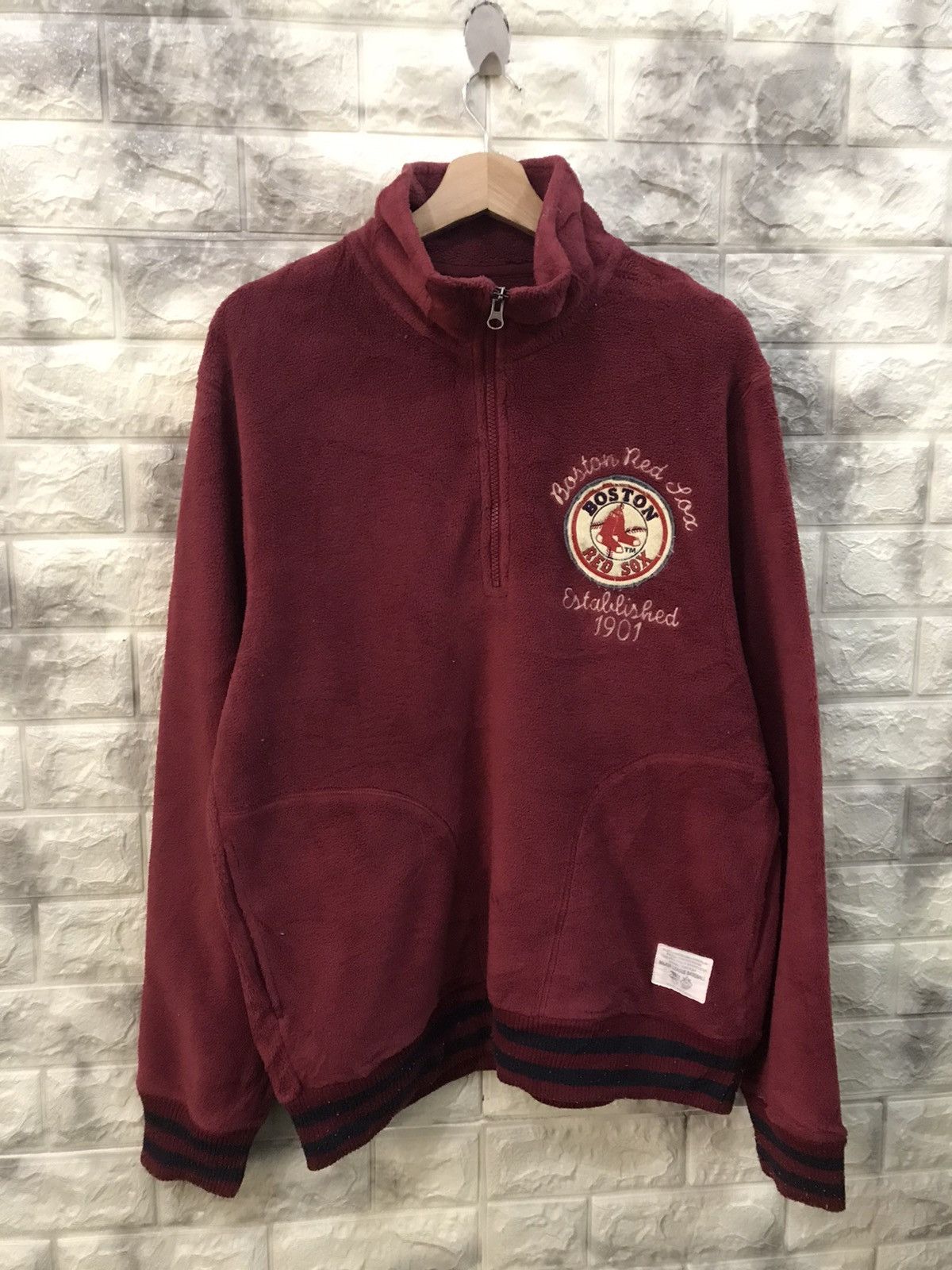 MLB Boston Red Sox MLB Fleece Sweater Size US XL / EU 56 / 4 - 2 Thumbnail
