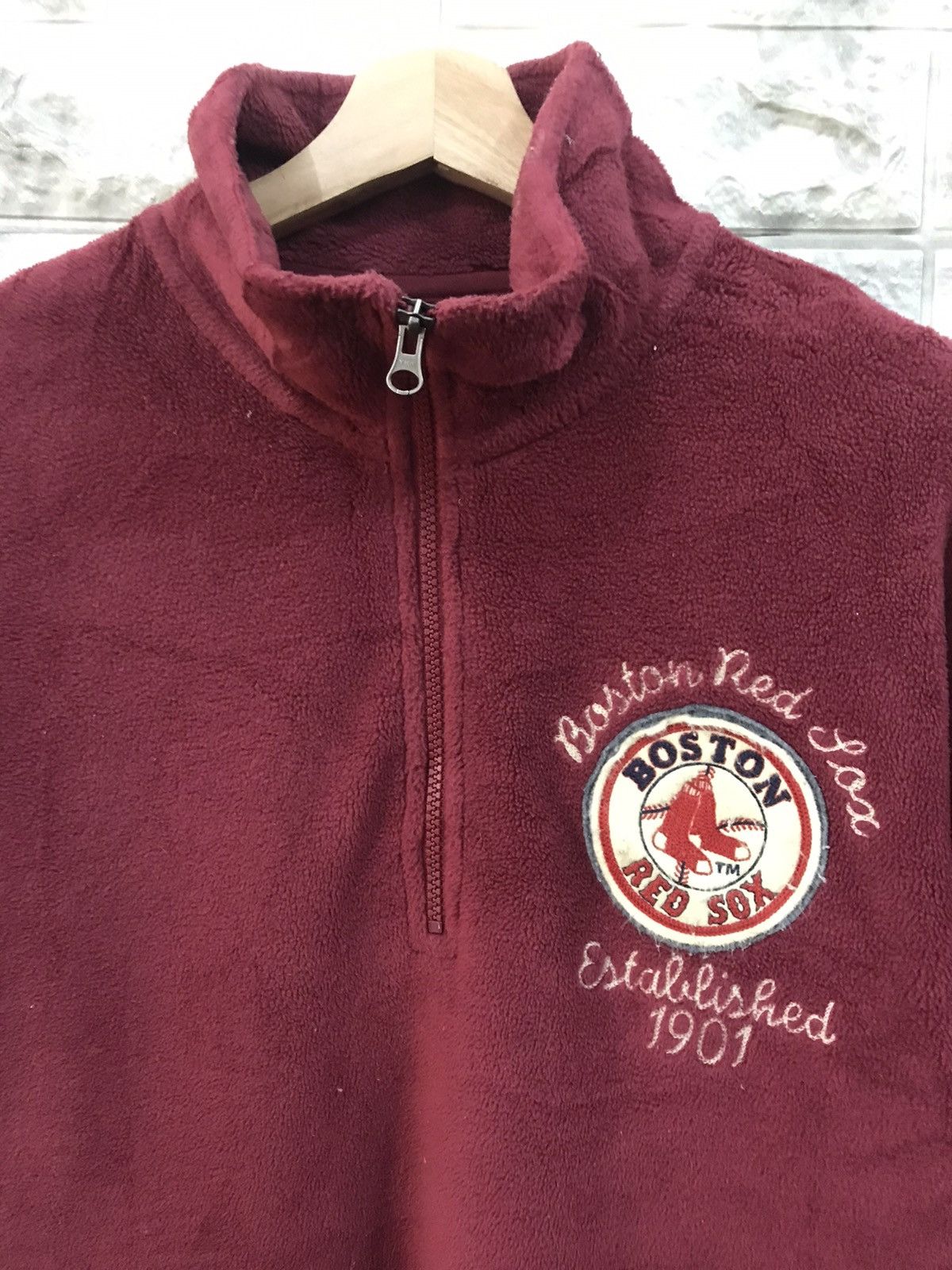 MLB Boston Red Sox MLB Fleece Sweater Size US XL / EU 56 / 4 - 4 Thumbnail