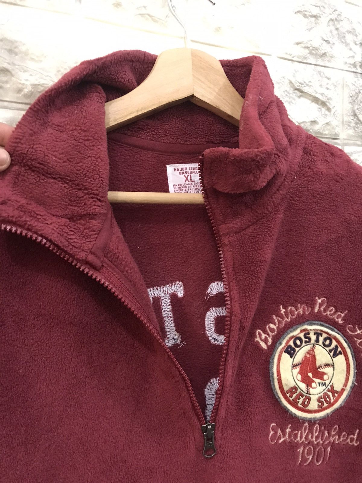 MLB Boston Red Sox MLB Fleece Sweater Size US XL / EU 56 / 4 - 6 Thumbnail