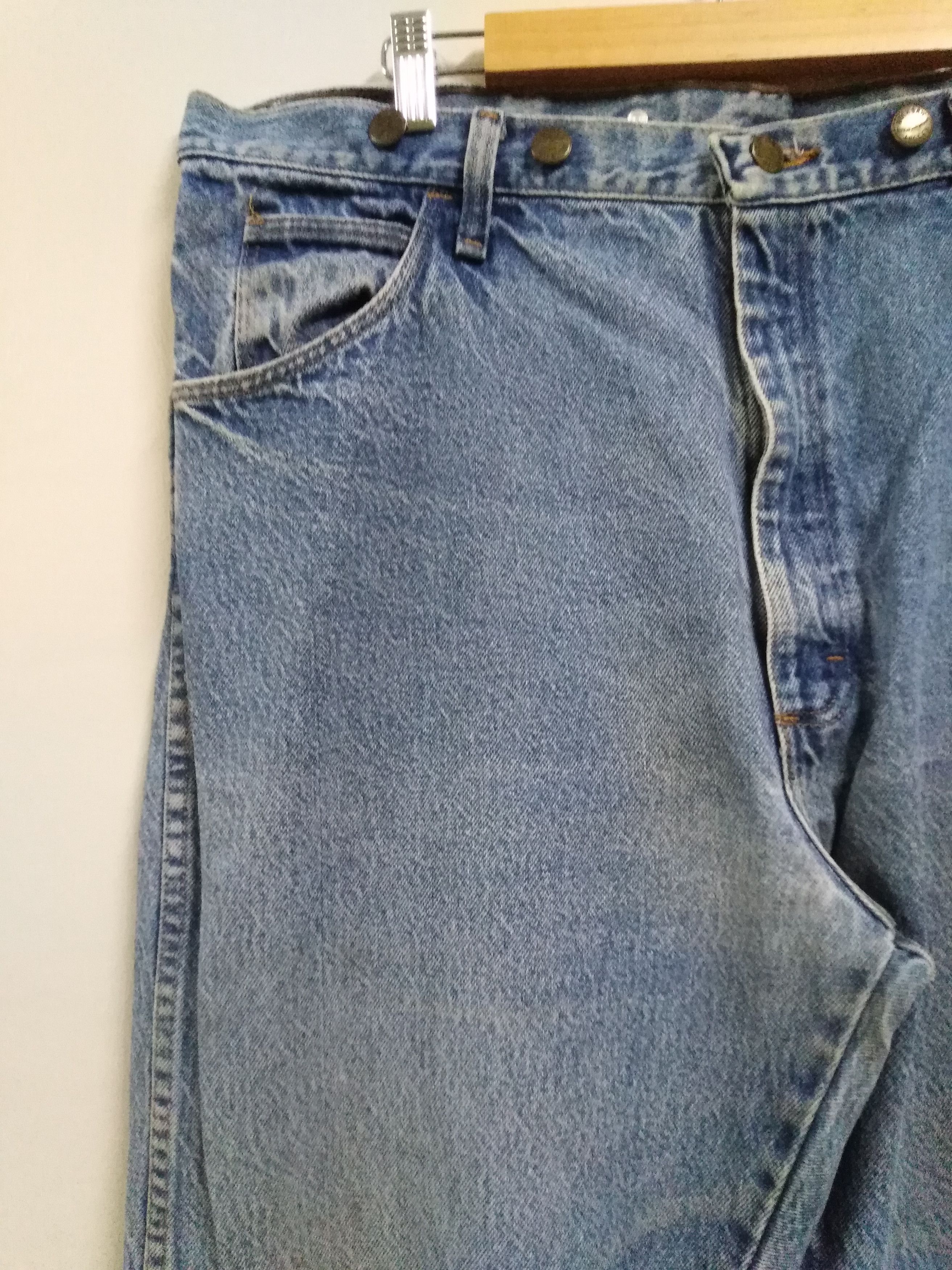 Rustler Vintage Rustler Bucksaw Logger Jeans Made In Mexico Size US 38 / EU 54 - 7 Thumbnail