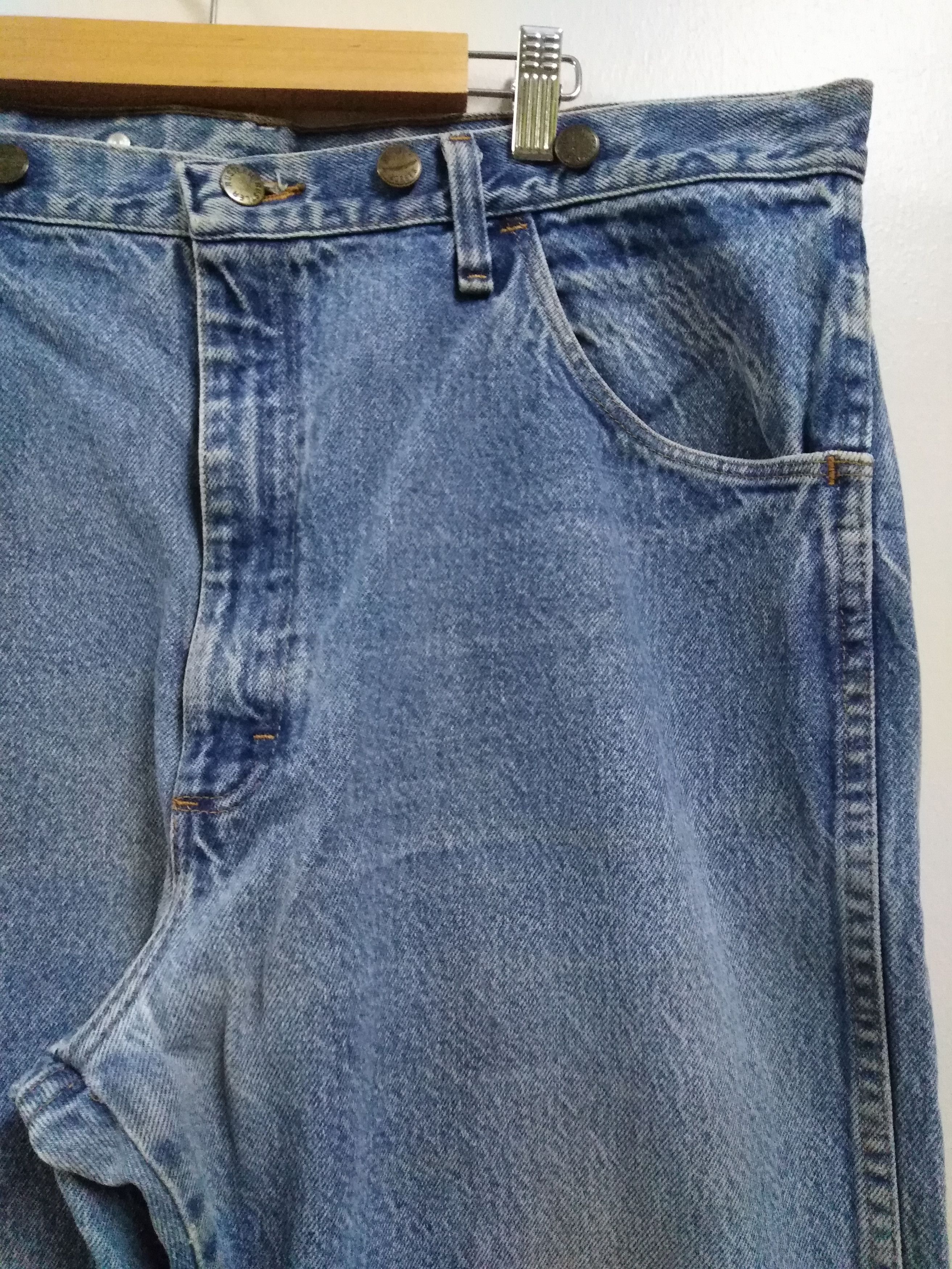 Rustler Vintage Rustler Bucksaw Logger Jeans Made In Mexico Size US 38 / EU 54 - 3 Thumbnail