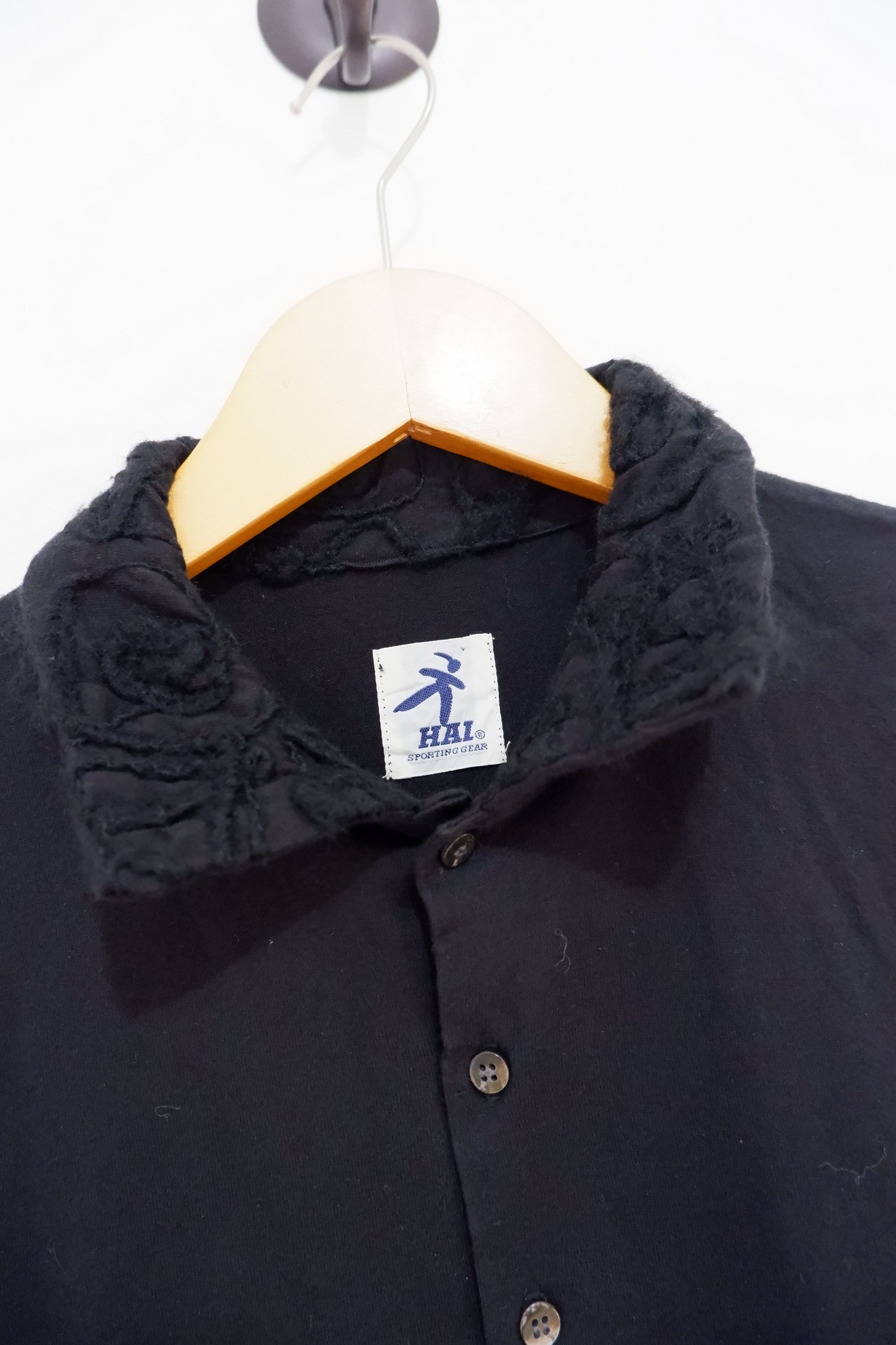 Hai Sporting Gear Hai Sporting Gear Wool Blouse Button Shirt Size M / US 6-8 / IT 42-44 - 4 Thumbnail