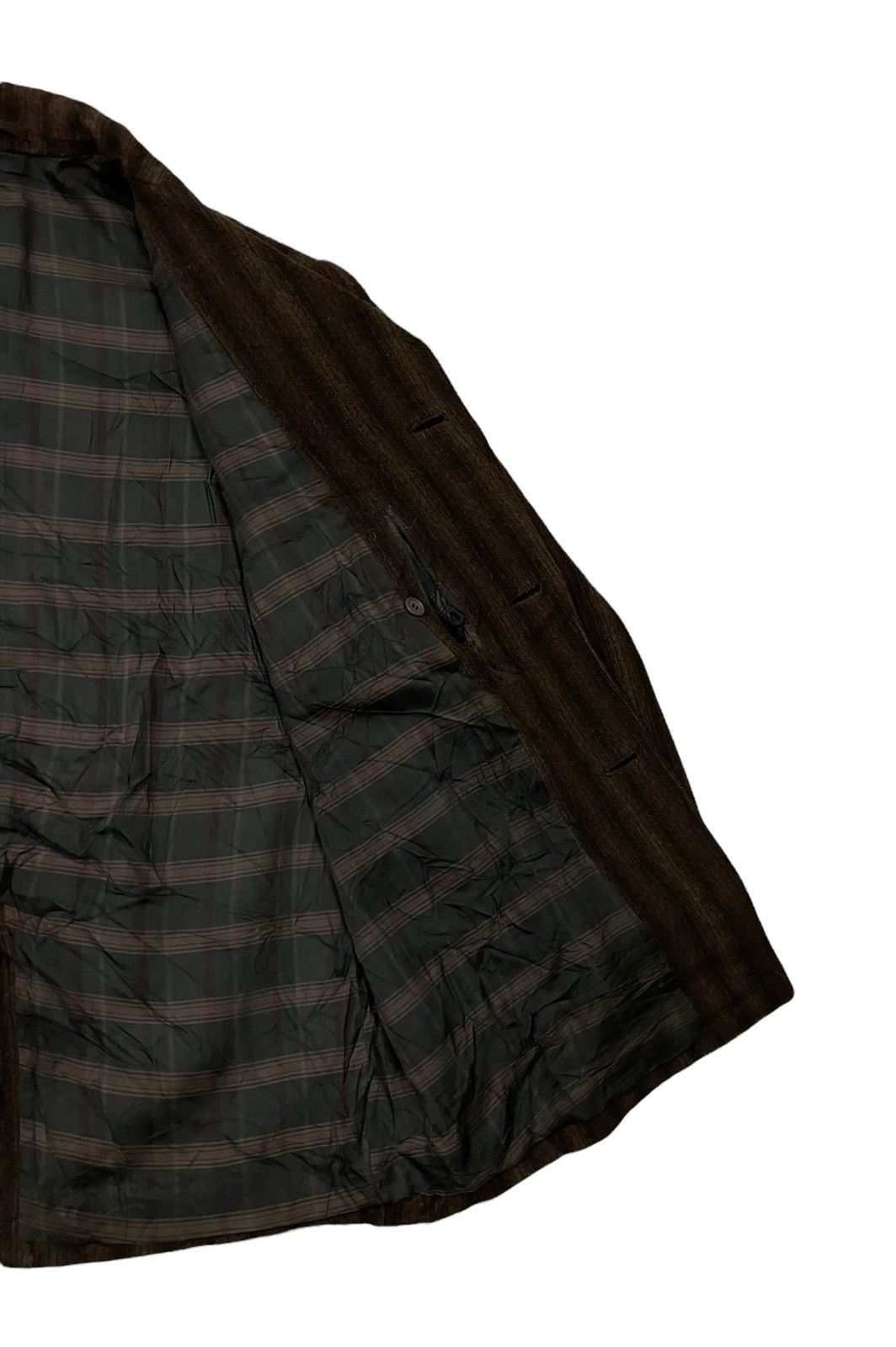 Issey Miyake Vintage Issey Miyake Inspired Wool Striped Jacket Size US L / EU 52-54 / 3 - 19 Thumbnail
