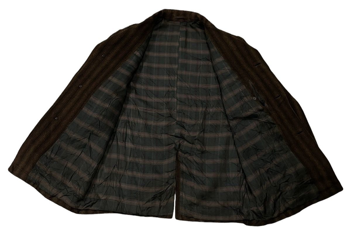 Issey Miyake Vintage Issey Miyake Inspired Wool Striped Jacket Size US L / EU 52-54 / 3 - 18 Thumbnail