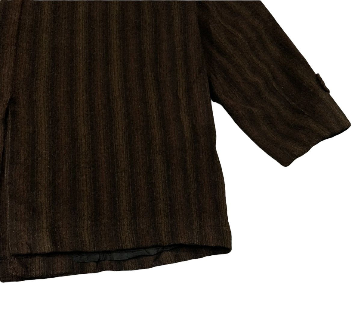 Issey Miyake Vintage Issey Miyake Inspired Wool Striped Jacket Size US L / EU 52-54 / 3 - 14 Thumbnail
