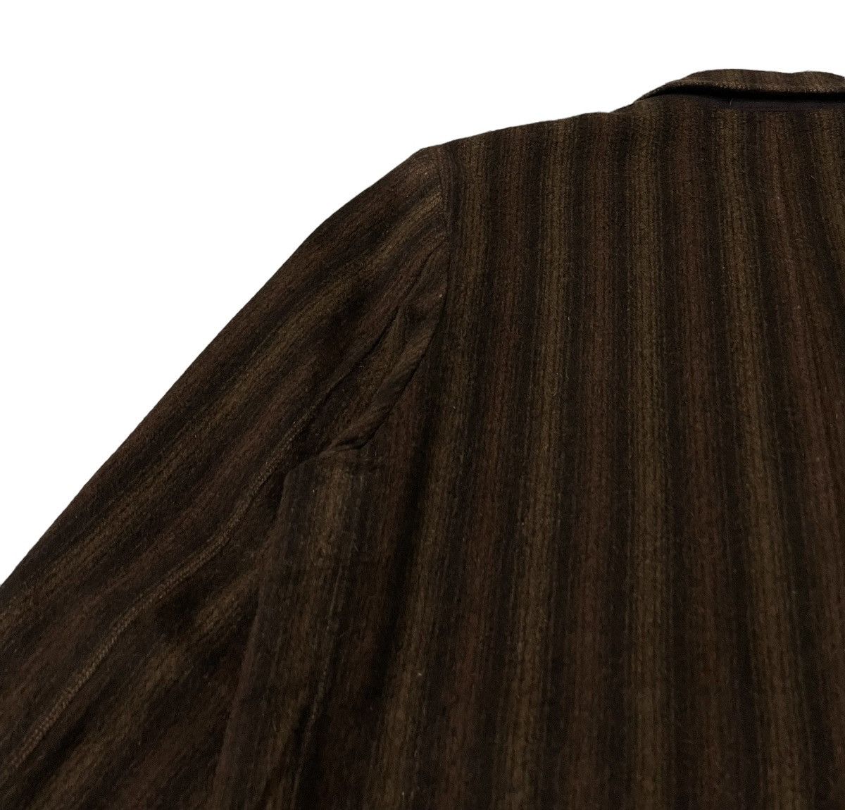 Issey Miyake Vintage Issey Miyake Inspired Wool Striped Jacket Size US L / EU 52-54 / 3 - 16 Thumbnail