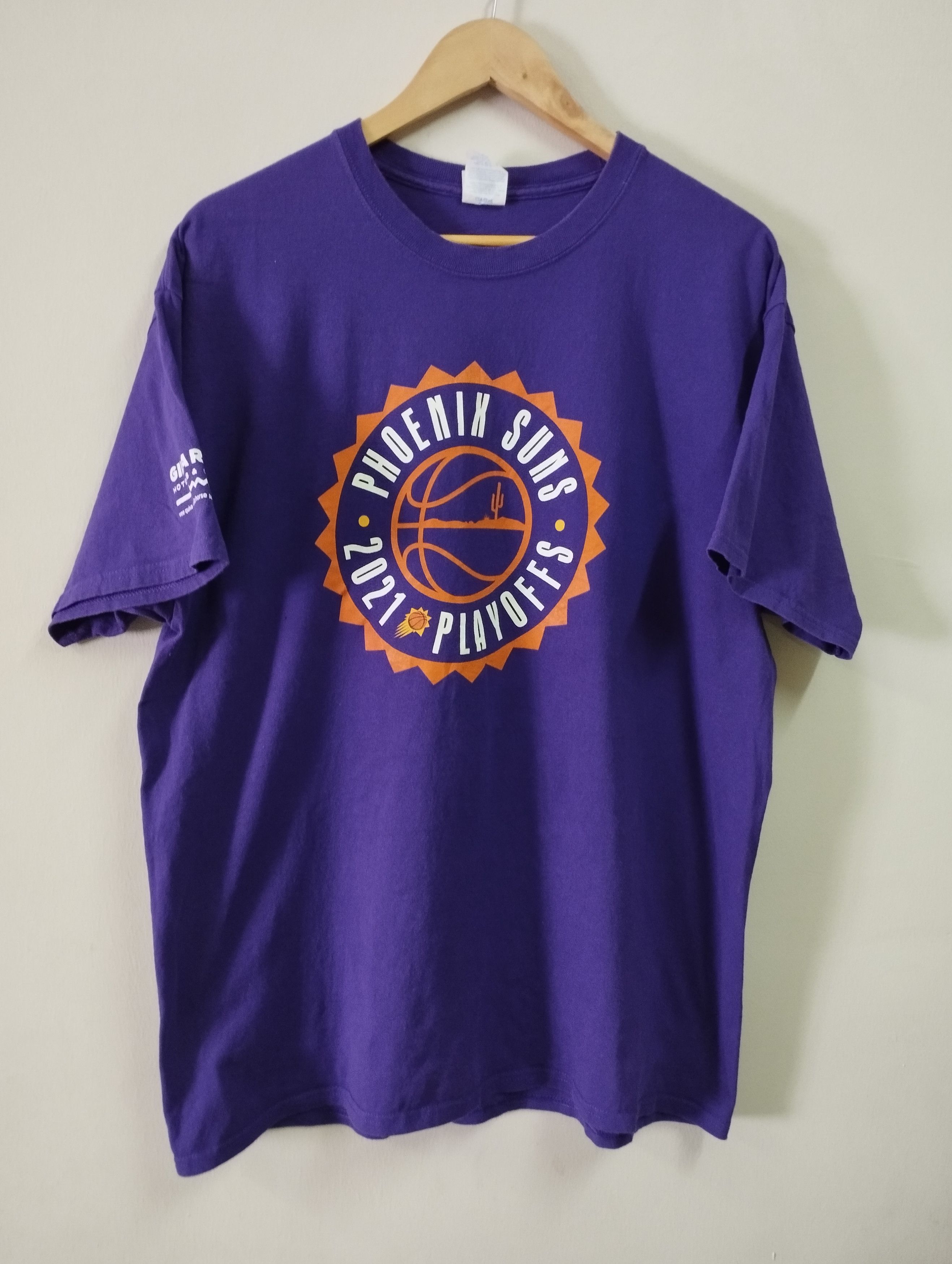 image of NBA x Vintage Phoenix Suns Playoffs 2021 T Shirt Ab 1, Men's (Size XL)