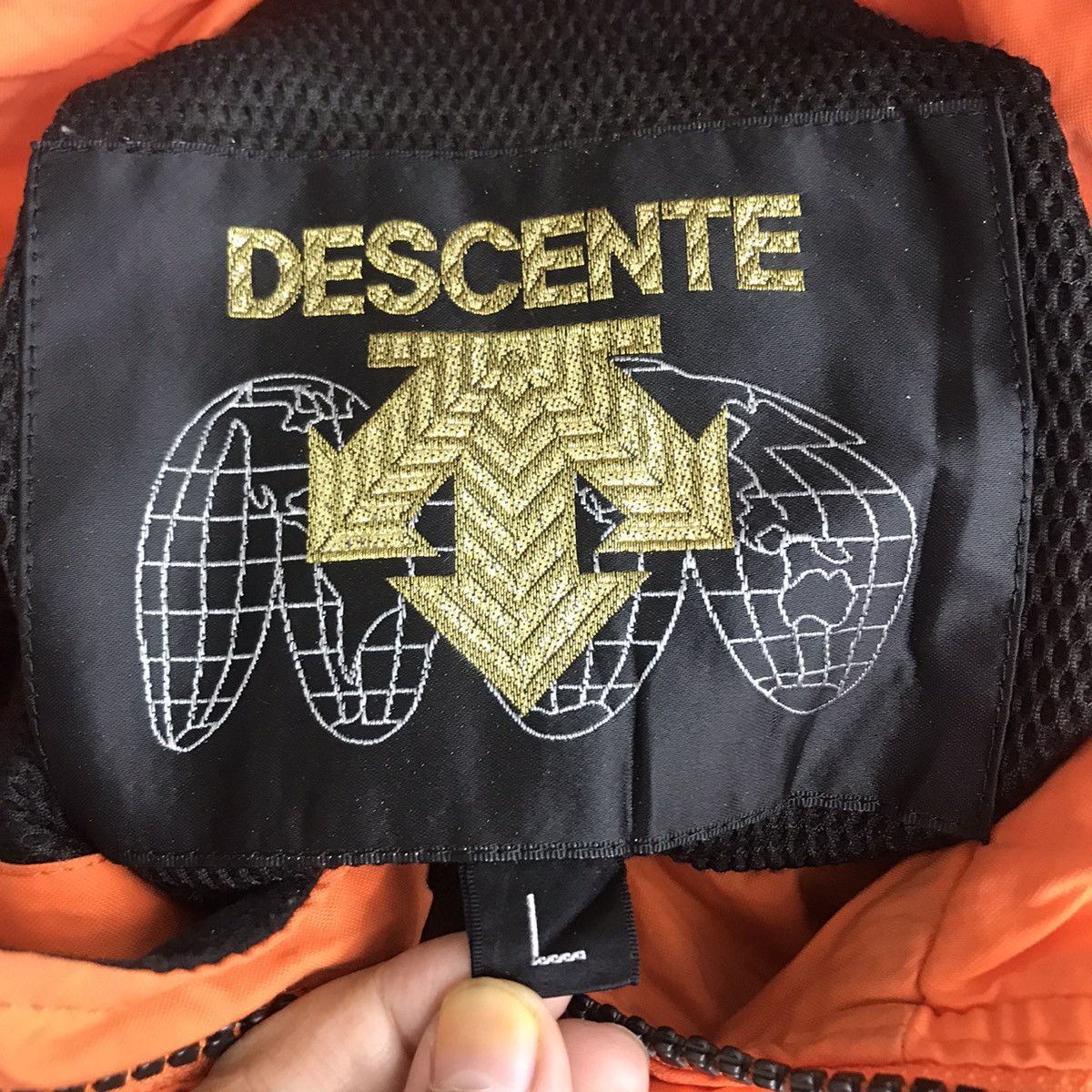 Descente Vintage DESCENTE Ski Hiking Oversize Orange Bomber Jacket Size US L / EU 52-54 / 3 - 5 Thumbnail