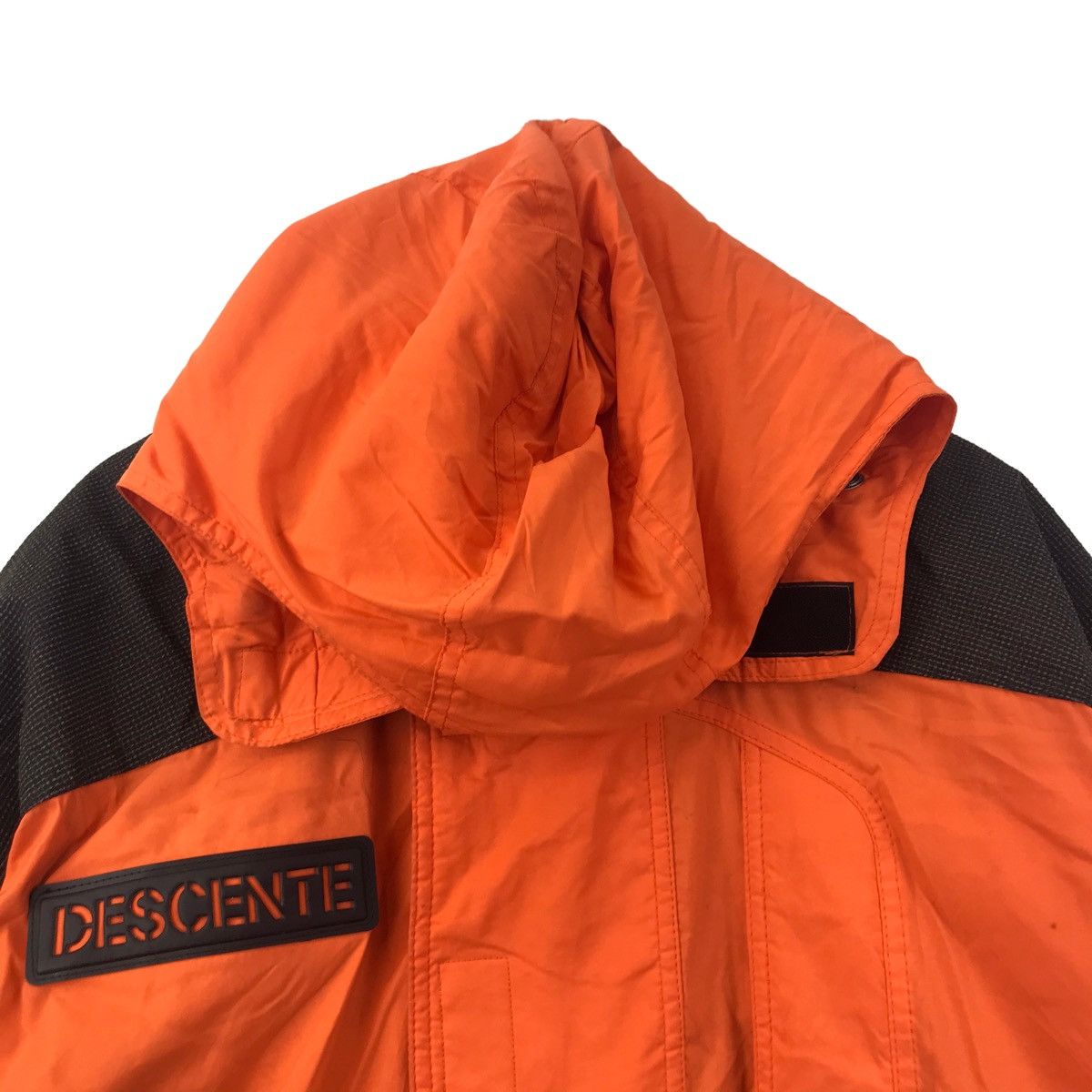 Descente Vintage DESCENTE Ski Hiking Oversize Orange Bomber Jacket Size US L / EU 52-54 / 3 - 2 Thumbnail