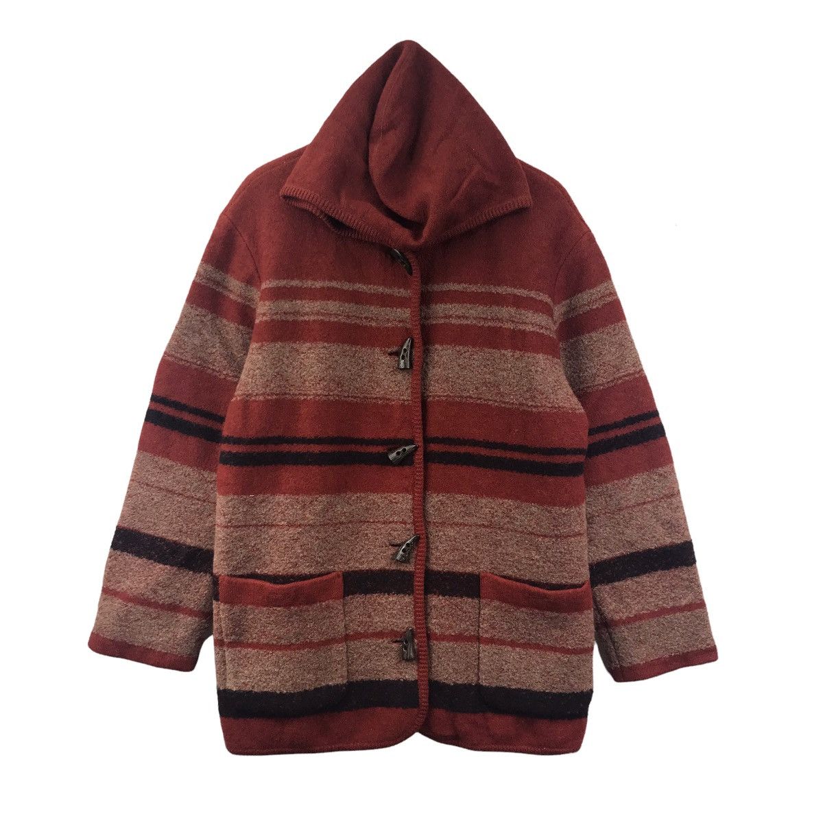 Vintage DONNA UNO Japanese Brand Native Urban Tartan Wool Jacket Size US M / EU 48-50 / 2 - 1 Thumbnail