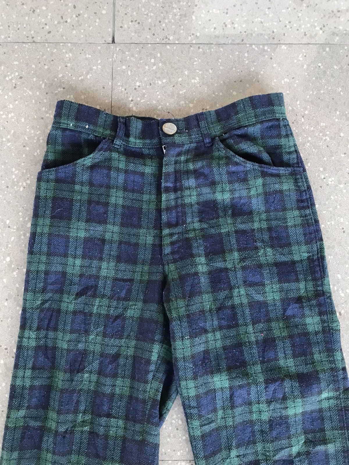 Farah 70s Farah Vintage Checkered Wool Pants Punk Style Size US 28 / EU 44 - 7 Thumbnail