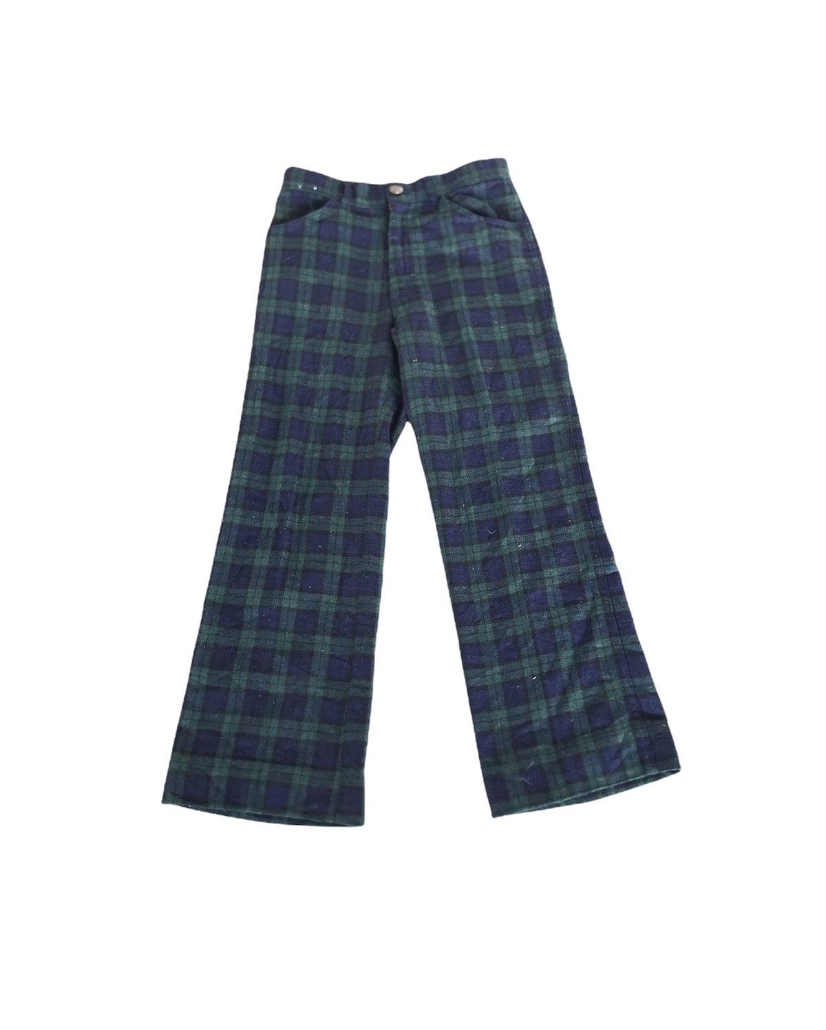 Farah 70s Farah Vintage Checkered Wool Pants Punk Style Size US 28 / EU 44 - 1 Thumbnail